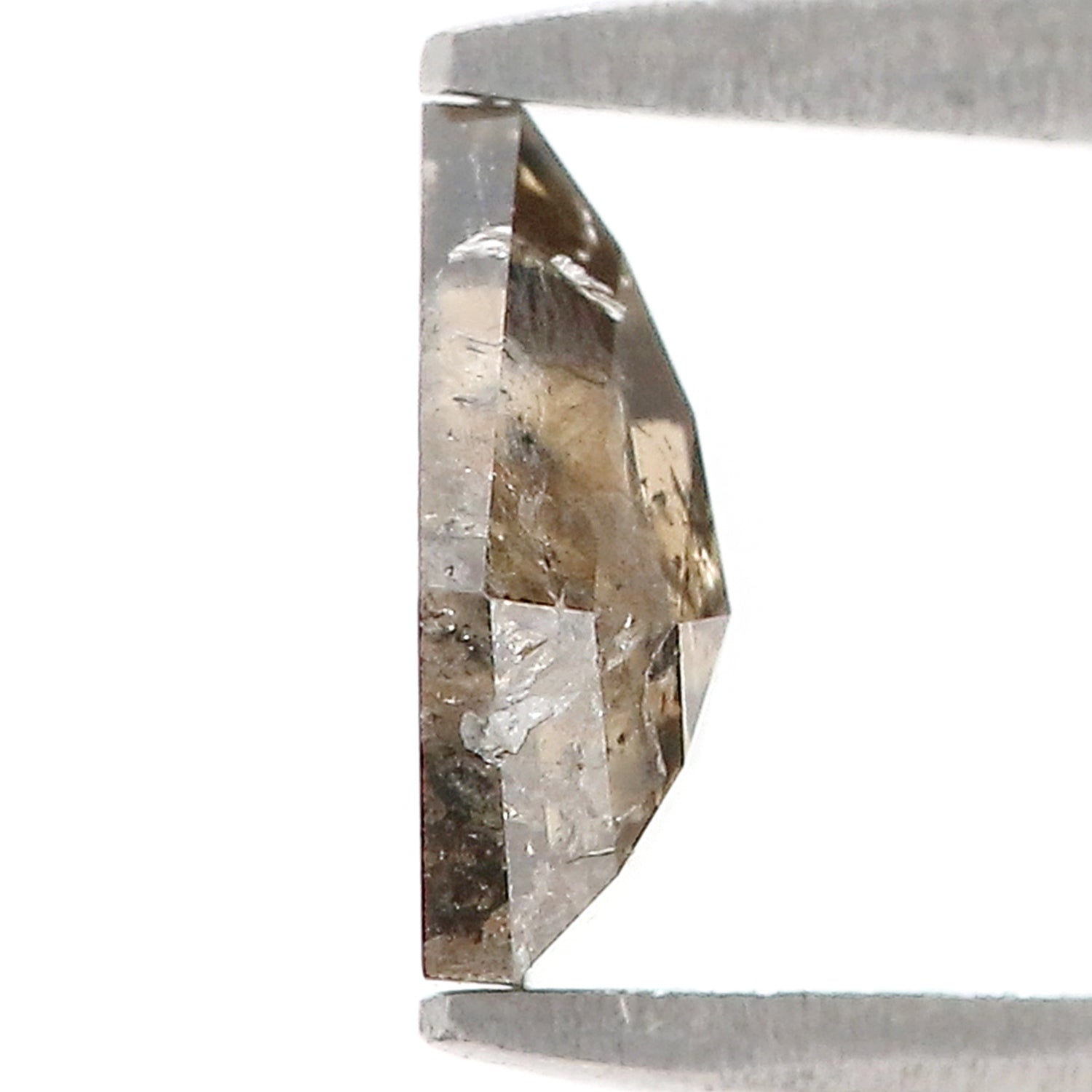 0.84 CT Natural Loose Shield Diamond Brown Color Diamond Natural Loose Diamond 6.90 MM Shield Rose Cut Diamond Shield Shape Diamond LQ7387