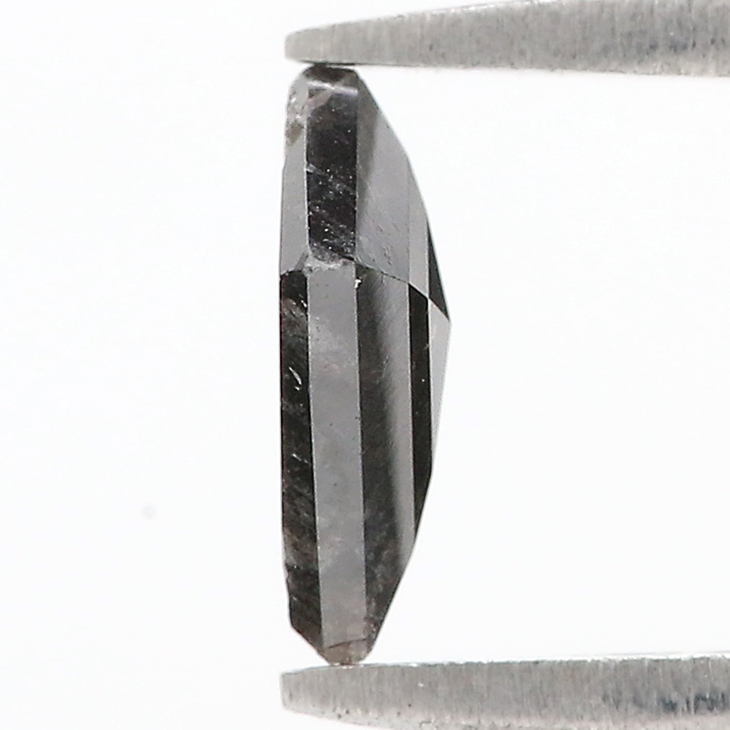 0.81 CT Natural Loose Kite Shape Diamond Salt And Pepper Kite Cut Diamond 8.20 MM Natural Loose Black Grey Color Kite Rose Cut Diamond L3409