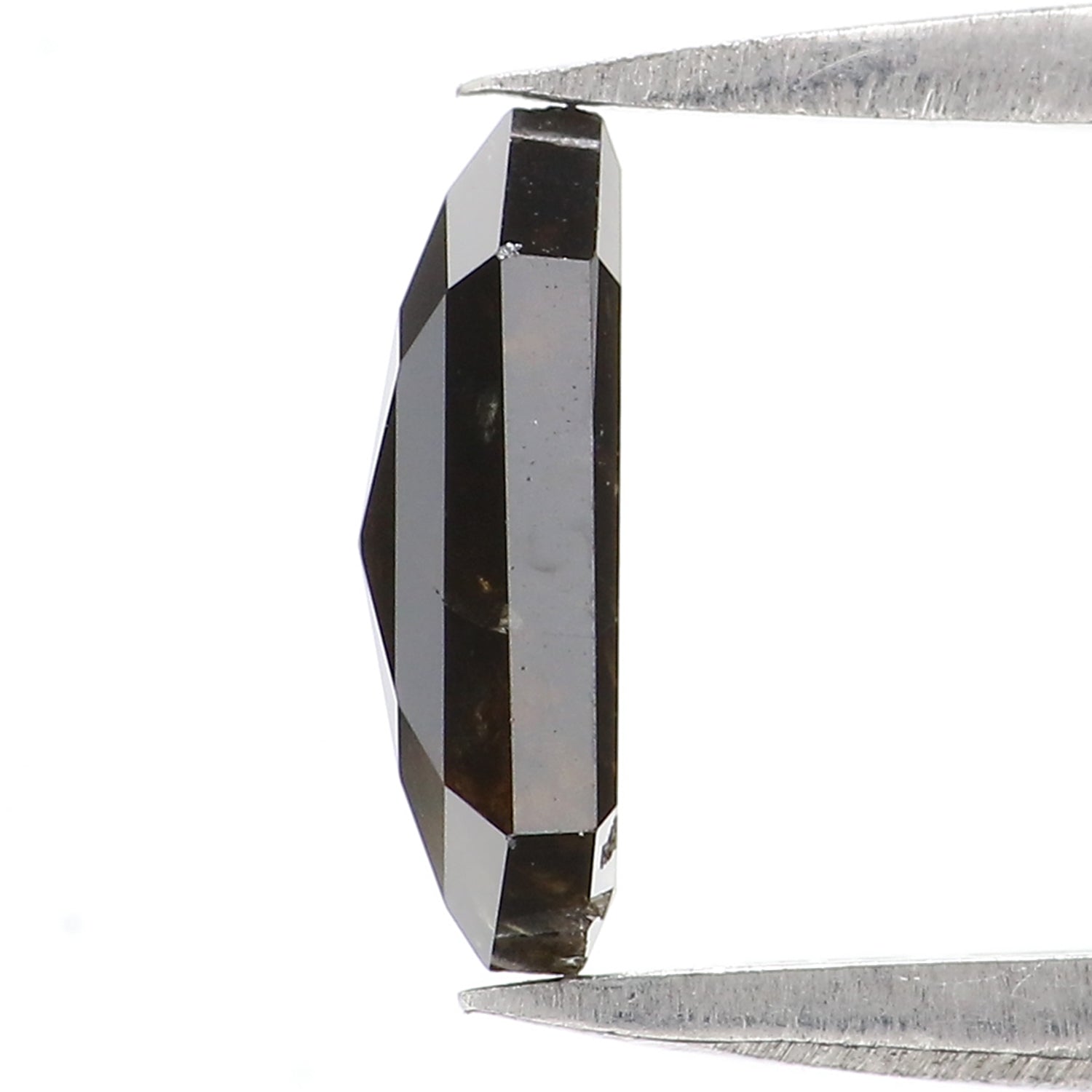 1.05 CT Natural Loose Hexagon Shape Diamond Brown Color Hexagon Diamond 8.70 MM Natural Loose Brown Color Hexagon Rose Cut Diamond KQ1486