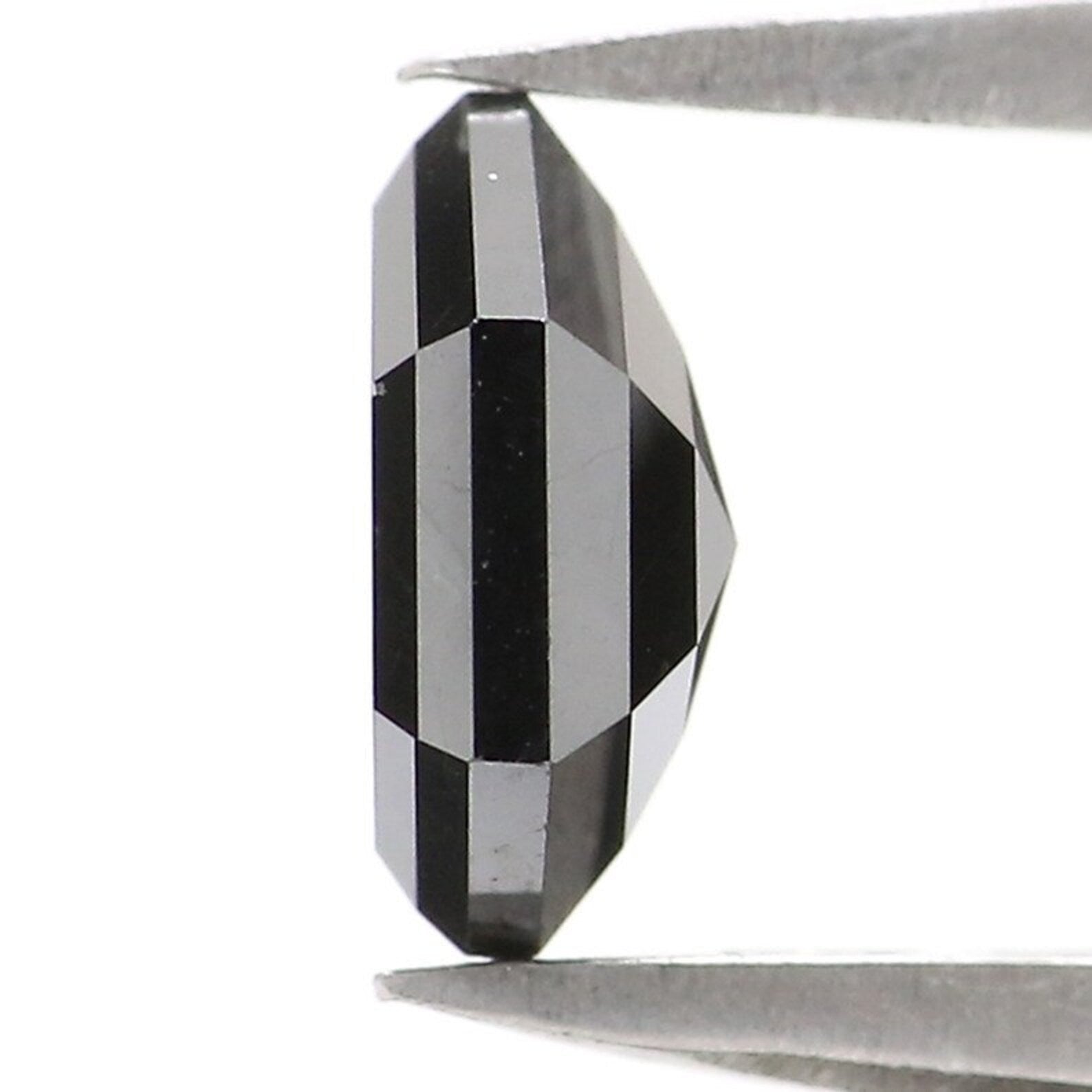 0.91 CT Natural Loose Hexagon Shape Diamond Black Color Hexagon Cut Diamond 6.85 MM Natural Diamond Black Hexagon Rose Cut Diamond NQ555