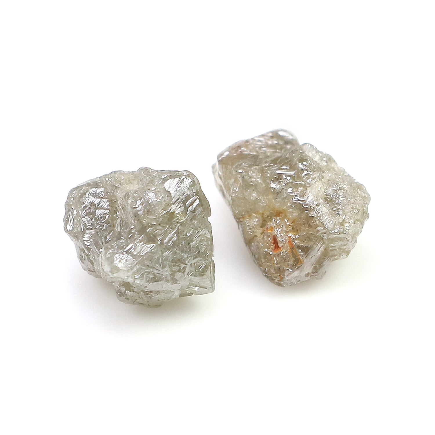 3.86 CT Natural Loose Rough Shape Diamond Brown Color Rough Uncut Diamond 8.65 MM Natural Grey Color Rough Irregular Cut Diamond LQ3366