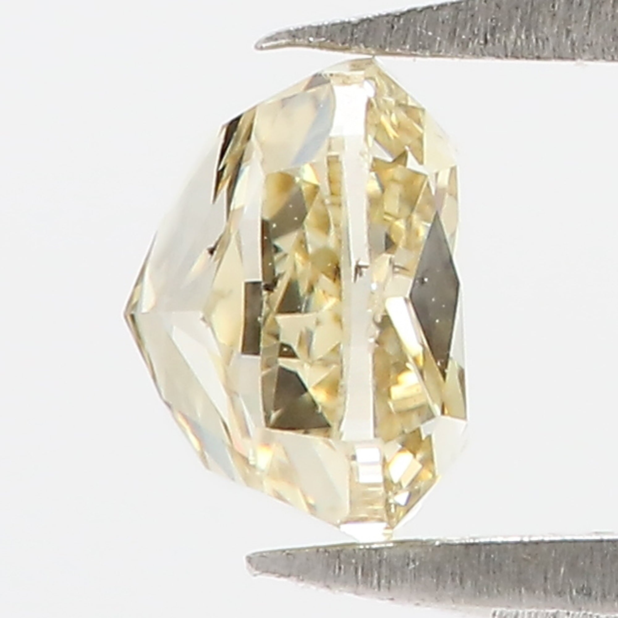 0.71 CT Natural Loose Cushion Shape Diamond Yellow Color Cushion Diamond 4.90 MM Natural Brown Diamond Cushion Brilliant Cut Diamond QL5778