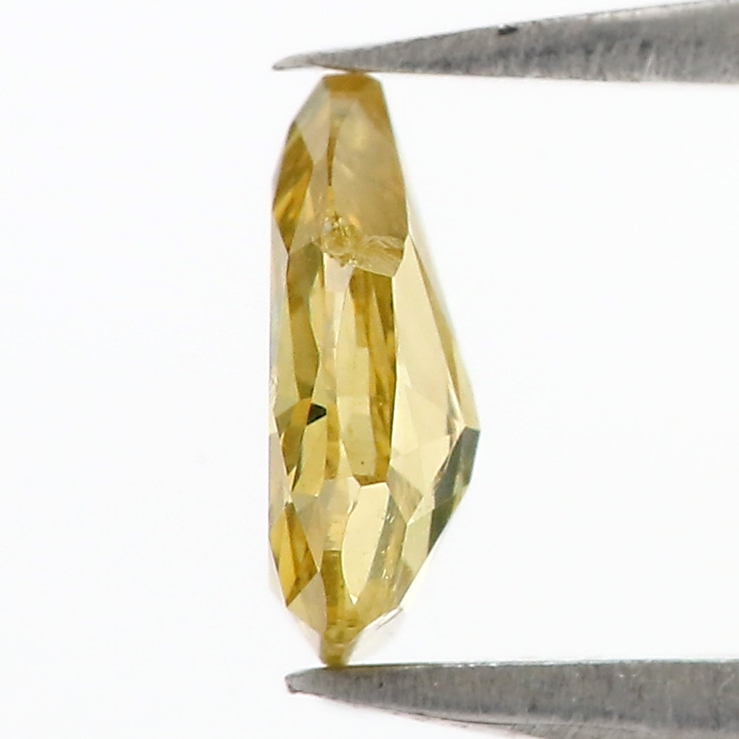 0.59 CT Natural Loose Pear Shape Diamond Yellow Green Color Pear Cut Diamond 6.70 MM Natural Loose Diamond Pear Brilliant Cut Diamond QL6470