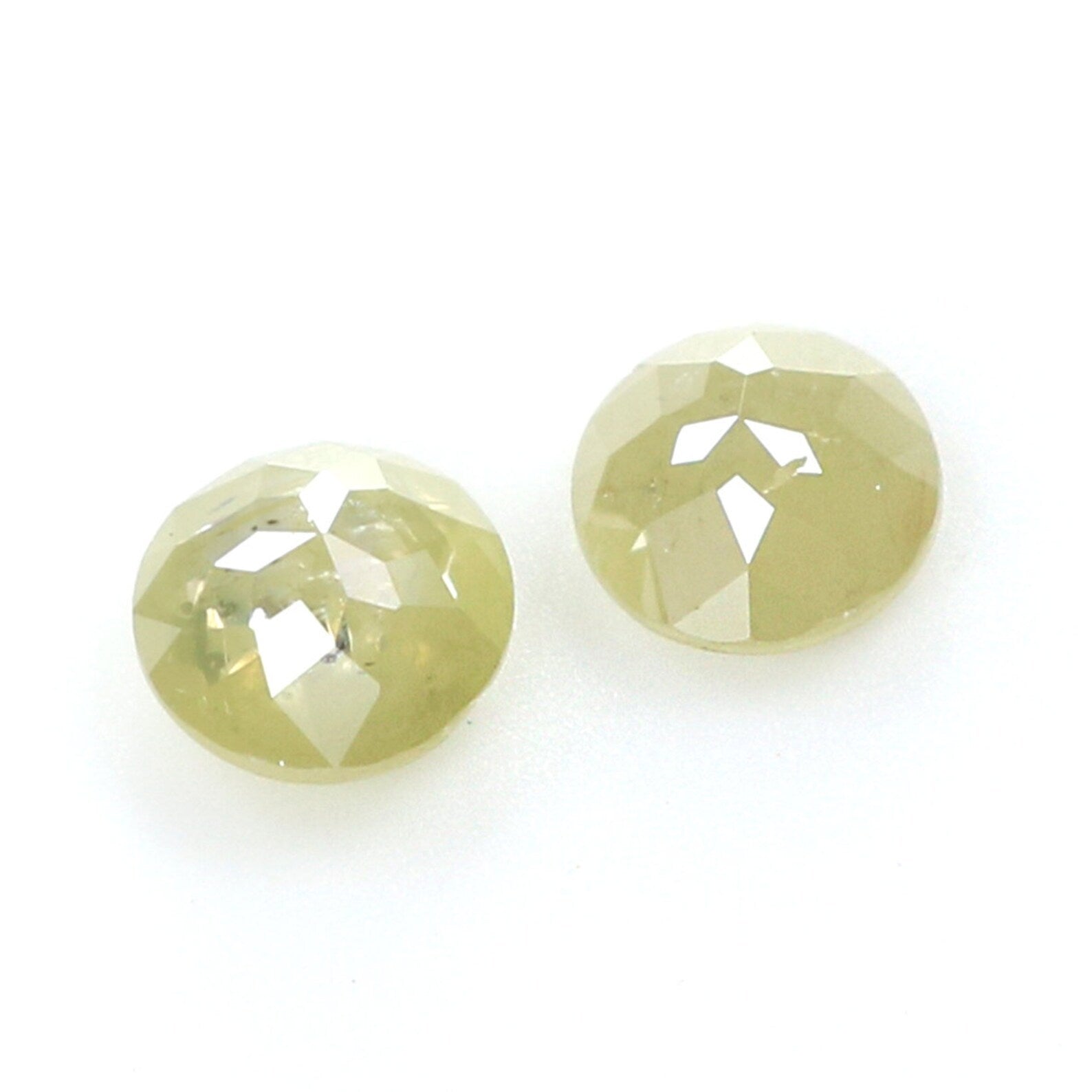 0.65 CT Natural Loose Round Rose Cut Diamond Light Yellow Color Round Shape Diamond 4.00 MM Natural Loose Round Rose Cut Shape Diamond N8057