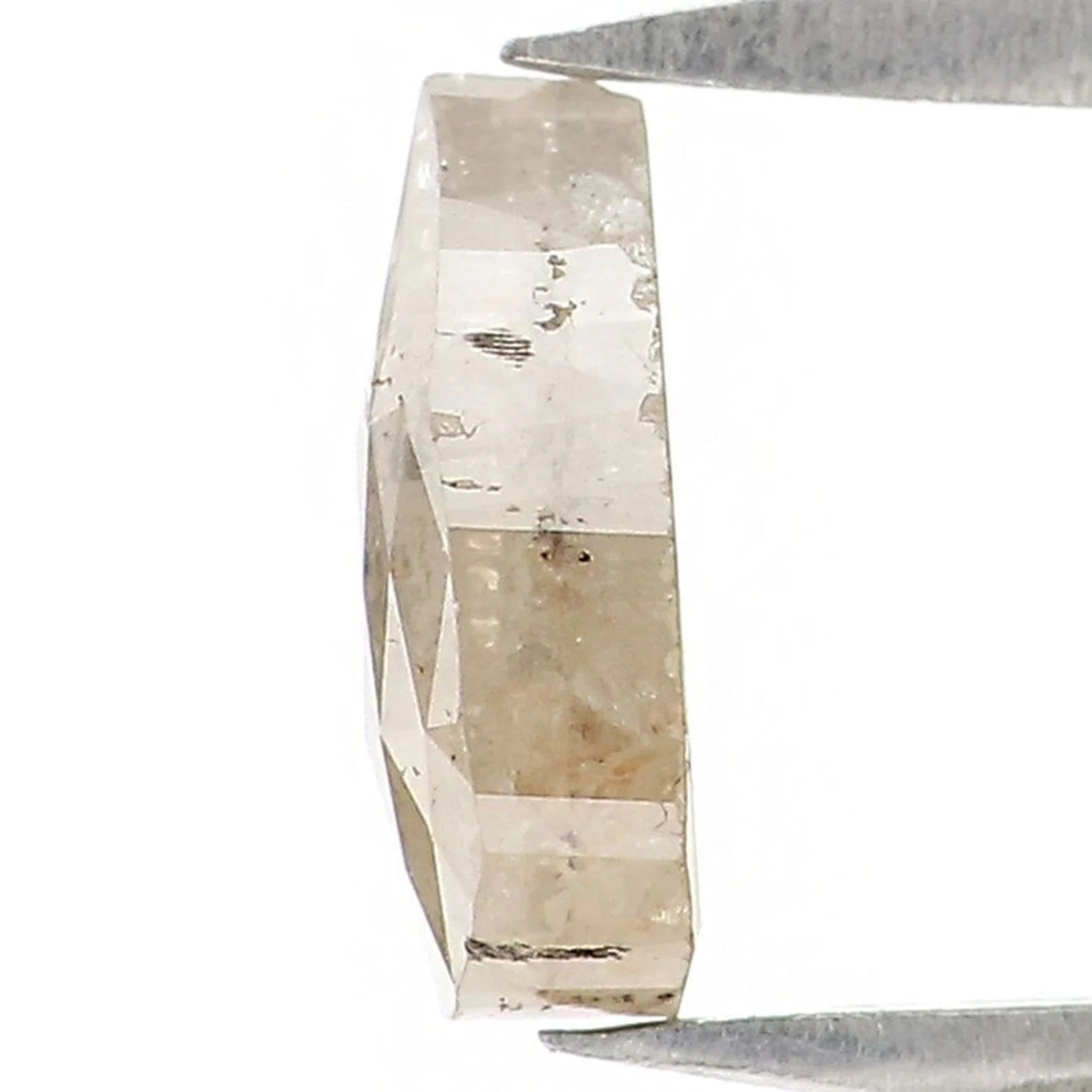 0.65 CT Natural Loose Pear Shape Diamond Grey Color Pear Cut Diamond 6.90 MM Natural Loose Diamond Grey Color Pear Rose Cut Diamond NQ8445