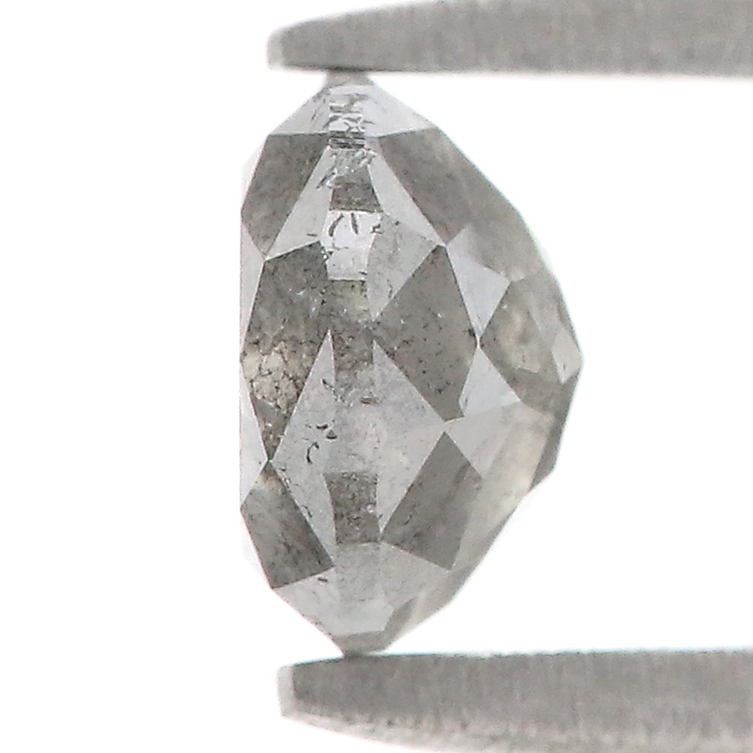 0.82 CT Natural Loose Round Rose Cut Diamond Salt And Pepper Round Shape Diamond 5.45 MM Natural Loose Diamond Round Rose Cut Diamond LQ2393