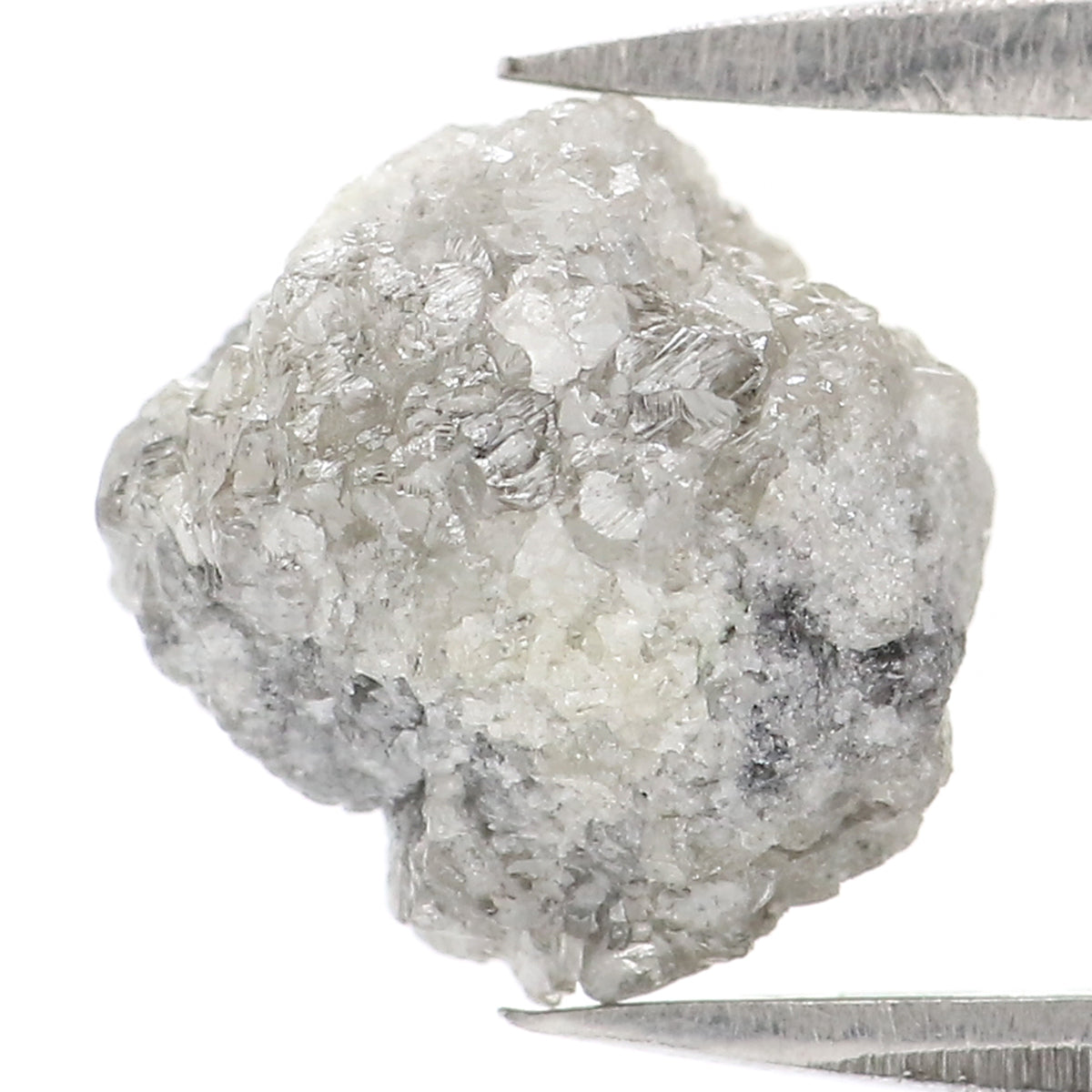 3.14 CT Natural Loose Rough Shape Diamond Grey Color Rough Cut Diamond 8.70 MM Natural Loose Grey Diamond Rough Irregular Cut Diamond LQ2796