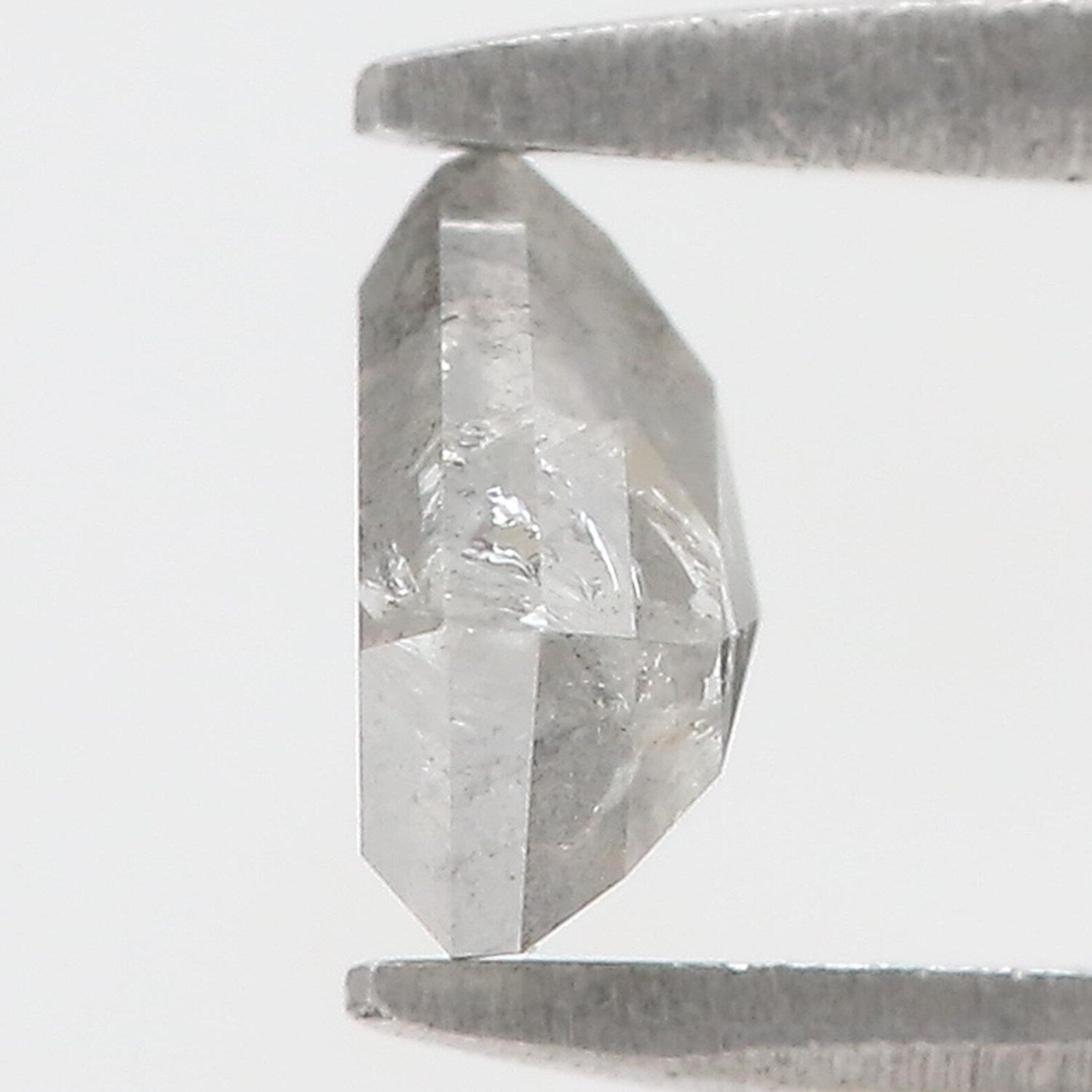 0.86 CT Natural Loose Shield Shape Diamond Salt And Pepper Shield Cut Diamond 5.55 MM Natural Diamond Shield Rose Cut Diamond QN962