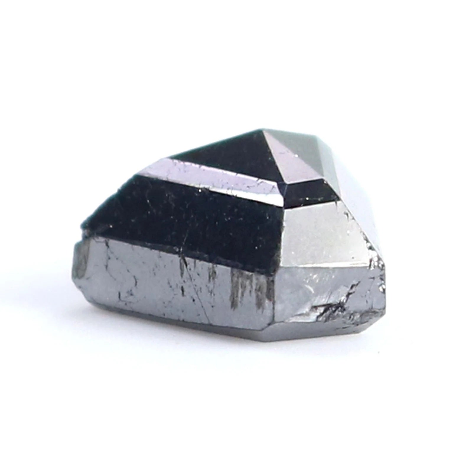 2.21 CT Natural Loose Shield Diamond Black Color Shield Diamond 7.35 MM Natural Loose Diamond Black Color Diamond Shield Shape Diamond N8552