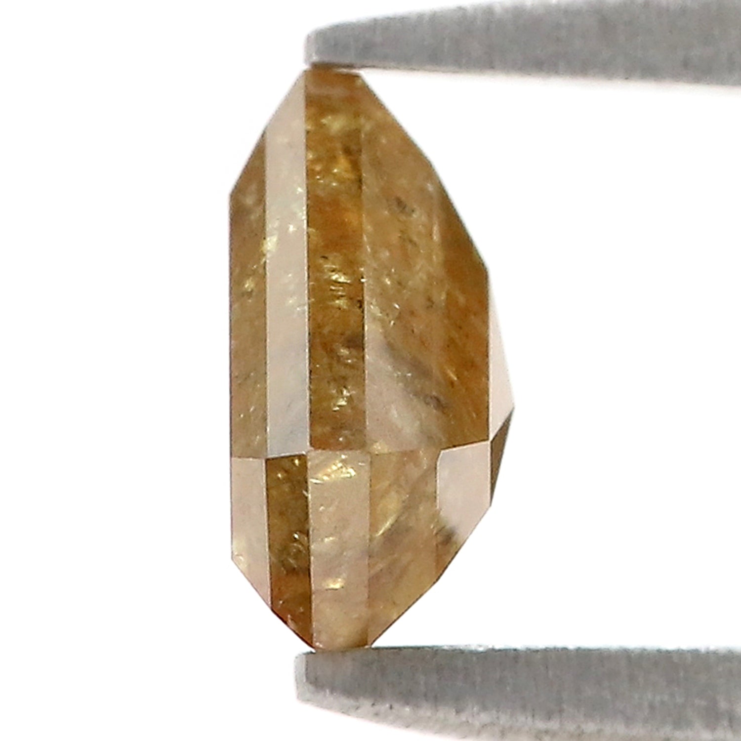 1.12 CT Natural Loose Shield Shape Diamond Yellow Color Shield Cut Diamond 6.15 MM Natural Loose Yellow Color Shield Rose Cut Diamond LQ436