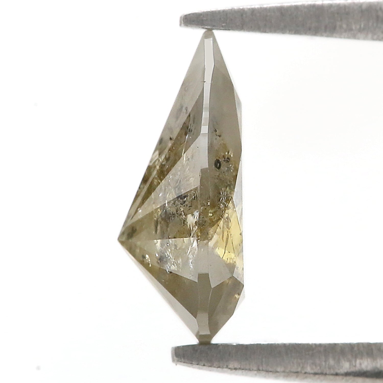 1.45 CT Natural Loose Pear Shape Diamond Grey Color Pear Cut Diamond 9.65 MM Natural Loose Diamond Pear Brilliant Cut Diamond N2667