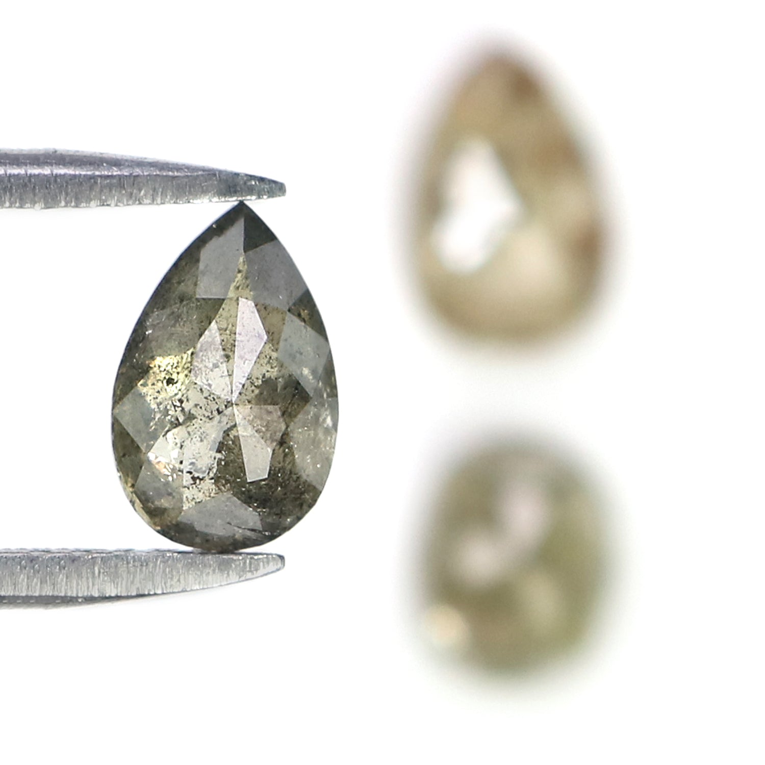 1.80 CT Natural Loose Mix Shape Diamond Salt And Pepper Mix Shape Diamond 5.80 MM Natural Loose Grey Color Mix Shape Rose Cut Diamond L656