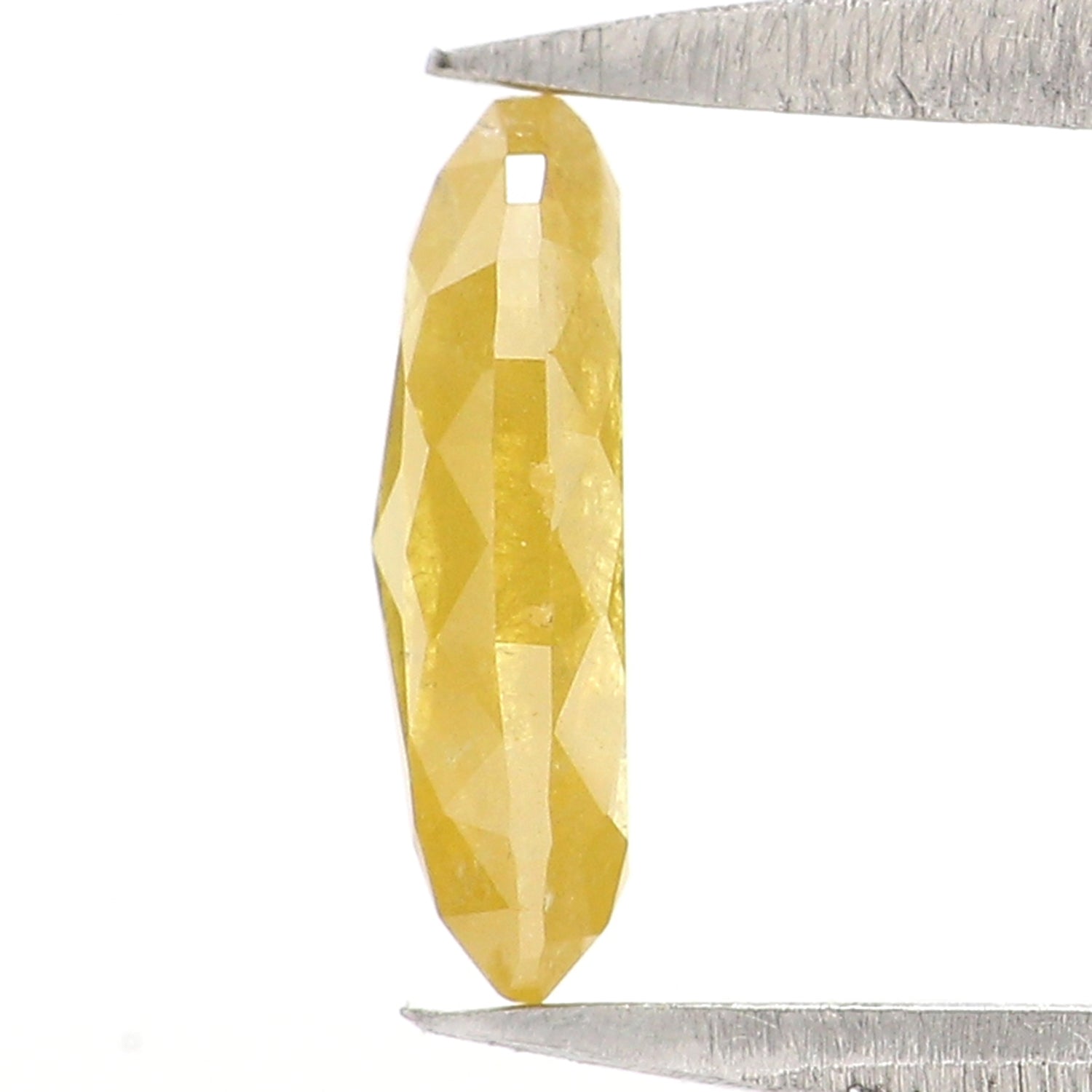 Natural Loose Marquise Cut Diamond, Yellow Color Diamond, Natural Loose Diamond, Marquise Rose Cut Diamond 0.59 CT Marquise Shape KR2674