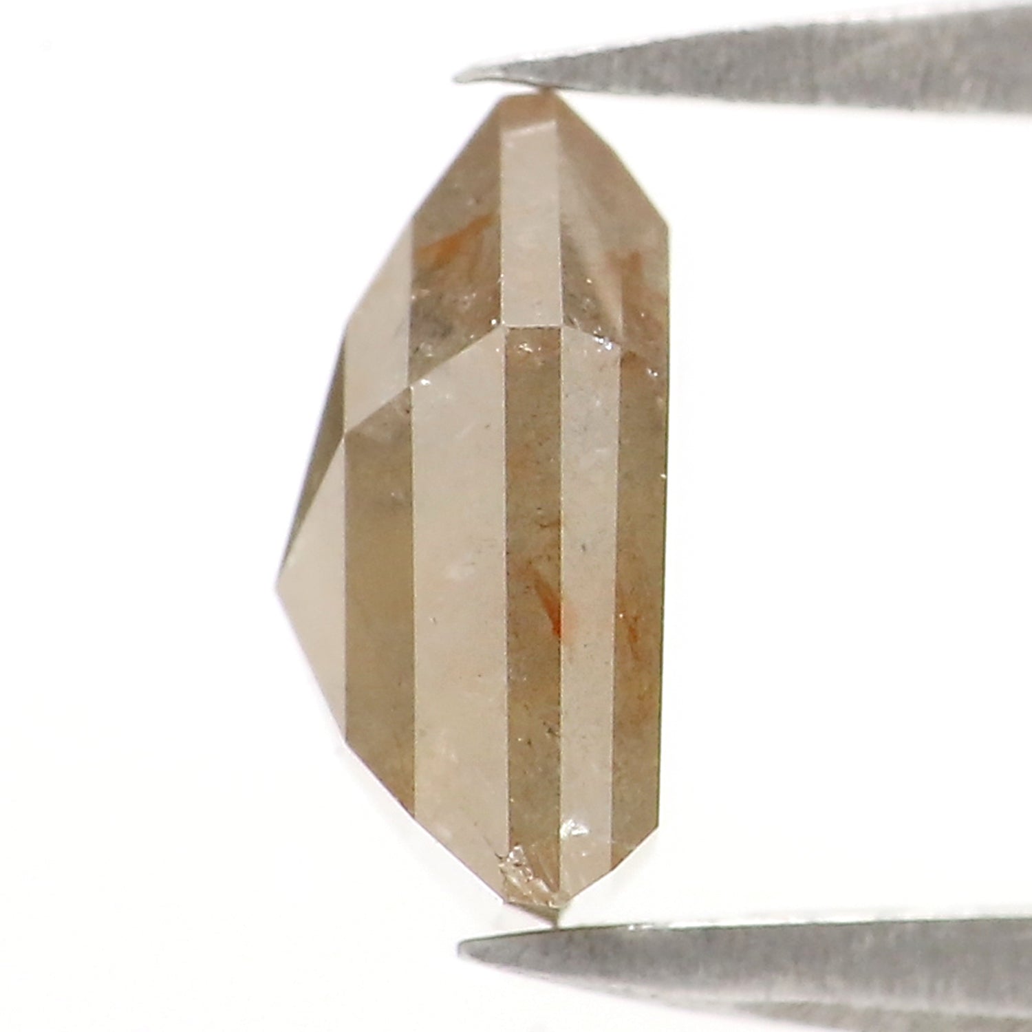 1.29 Ct Natural Loose Pentagon Shape Diamond Grey Color Pentagon Cut Diamond 7.60 MM Natural Grey Color Pentagon Rose Cut Diamond LQ2855