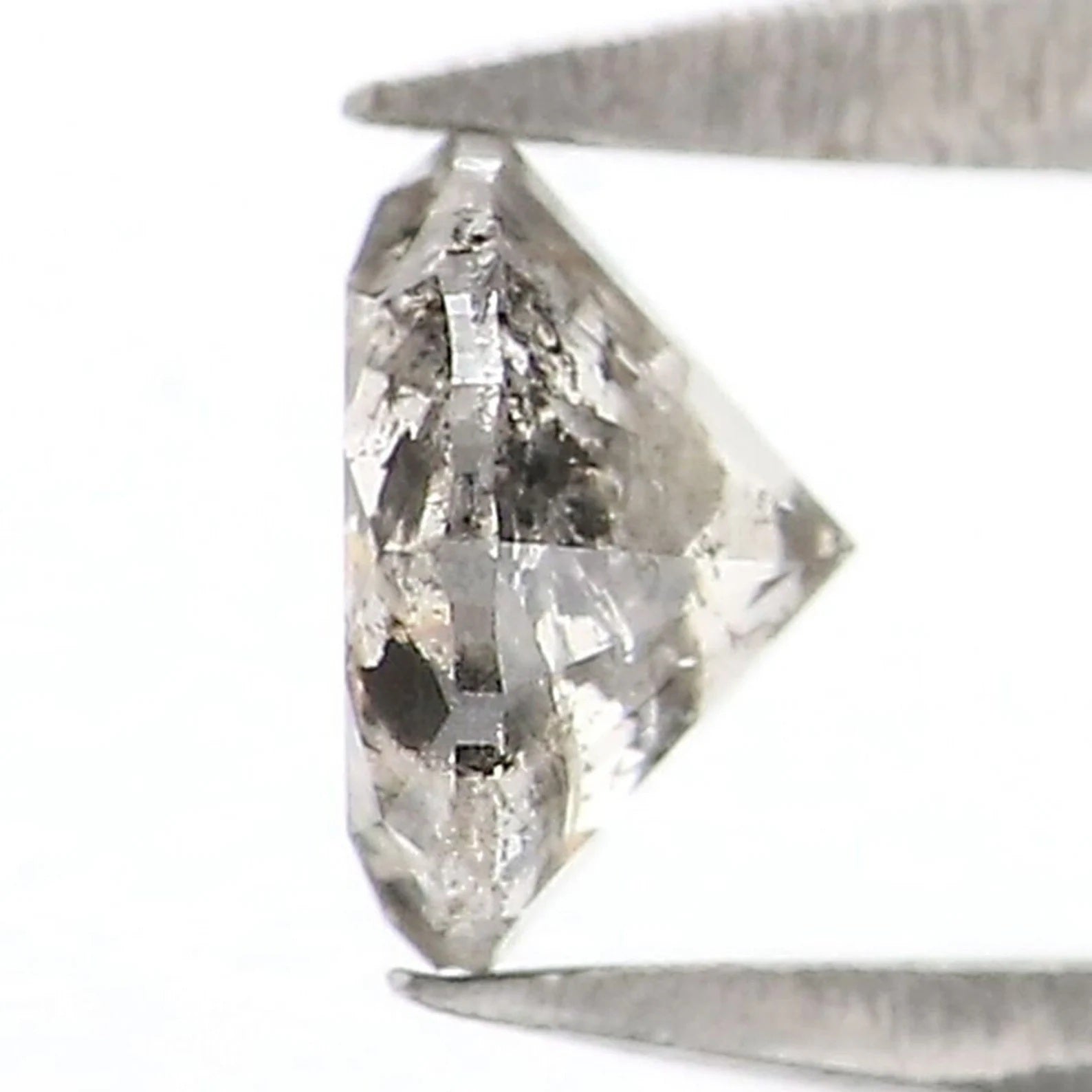 0.34 CT Natural Loose Round Shape Diamond Salt And Pepper Round Cut Diamond 4.40 MM Natural Loose Diamond Round Brilliant Cut Diamond NQ9493