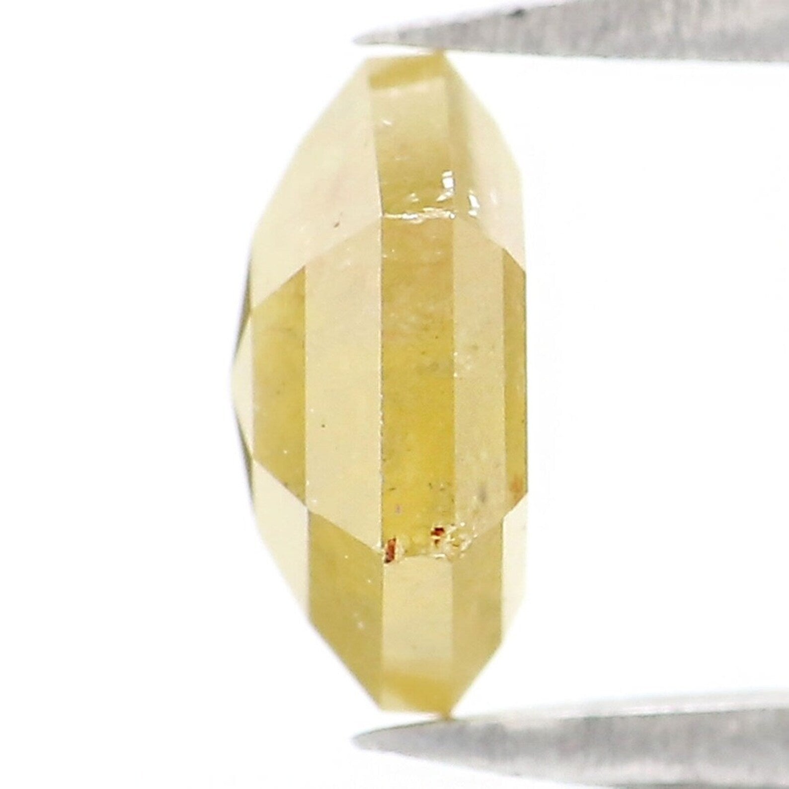 1.04 CT Natural Loose Hexagon Shape Diamond Yellow Color Hexagon Cut Diamond 6.70 MM Natural Loose Hexagon Shape Rose Cut Diamond NQ9891