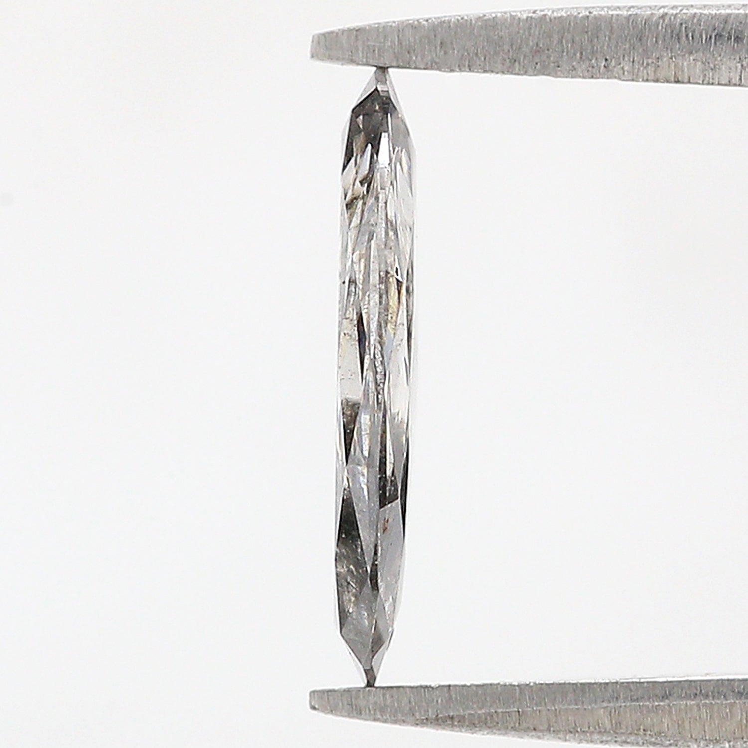 1.79 CT Oval Rose Cut Salt And Pepper Lab Grown 12.30 MM Loose Diamond CVD Fancy Black Grey Color Lab Created Antique Cut Diamonds N2632