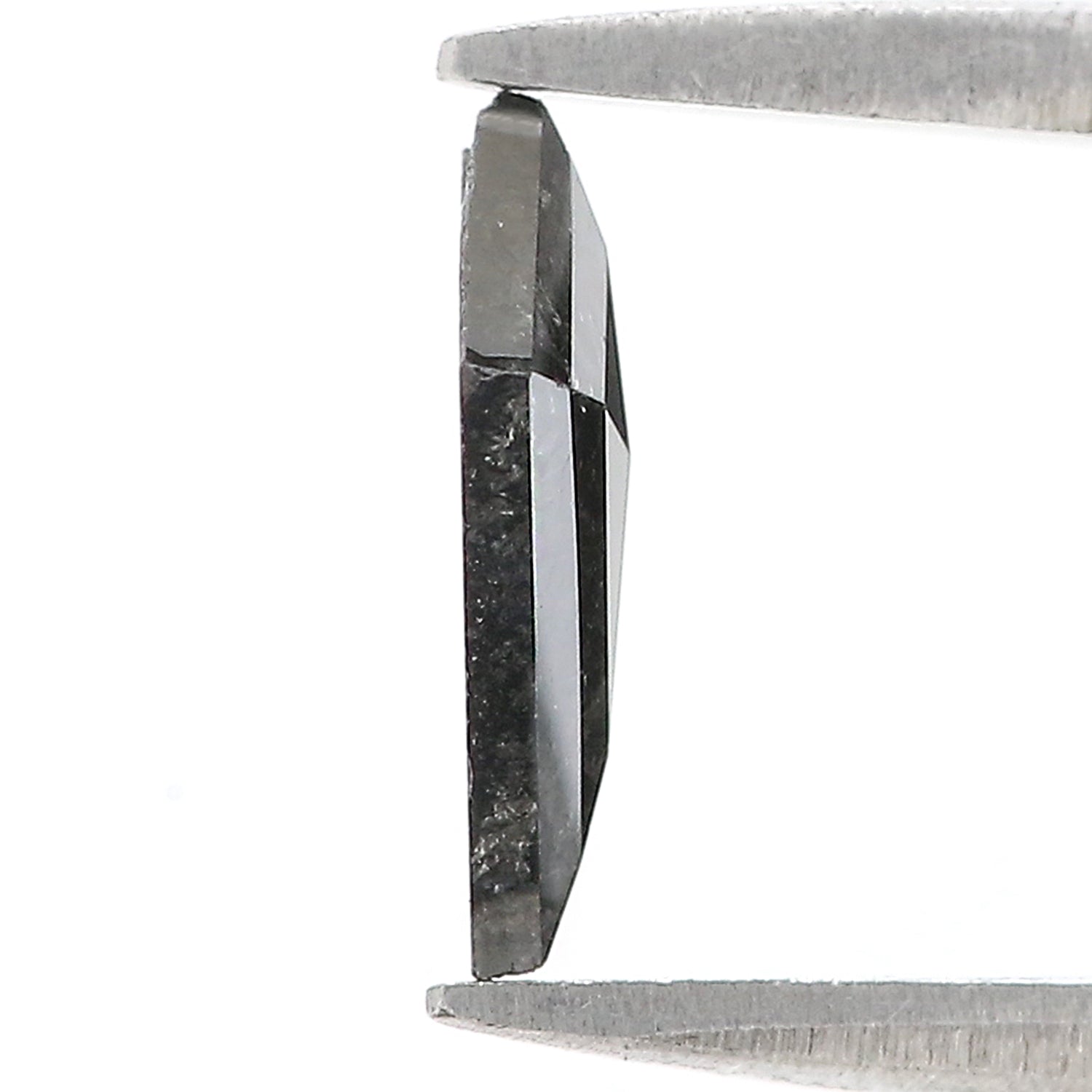 1.06 CT Natural Loose Kite Shape Diamond Salt And Pepper Kite Diamond 10.05 MM Natural Loose Black Grey Color Kite Rose Cut Diamond L3411
