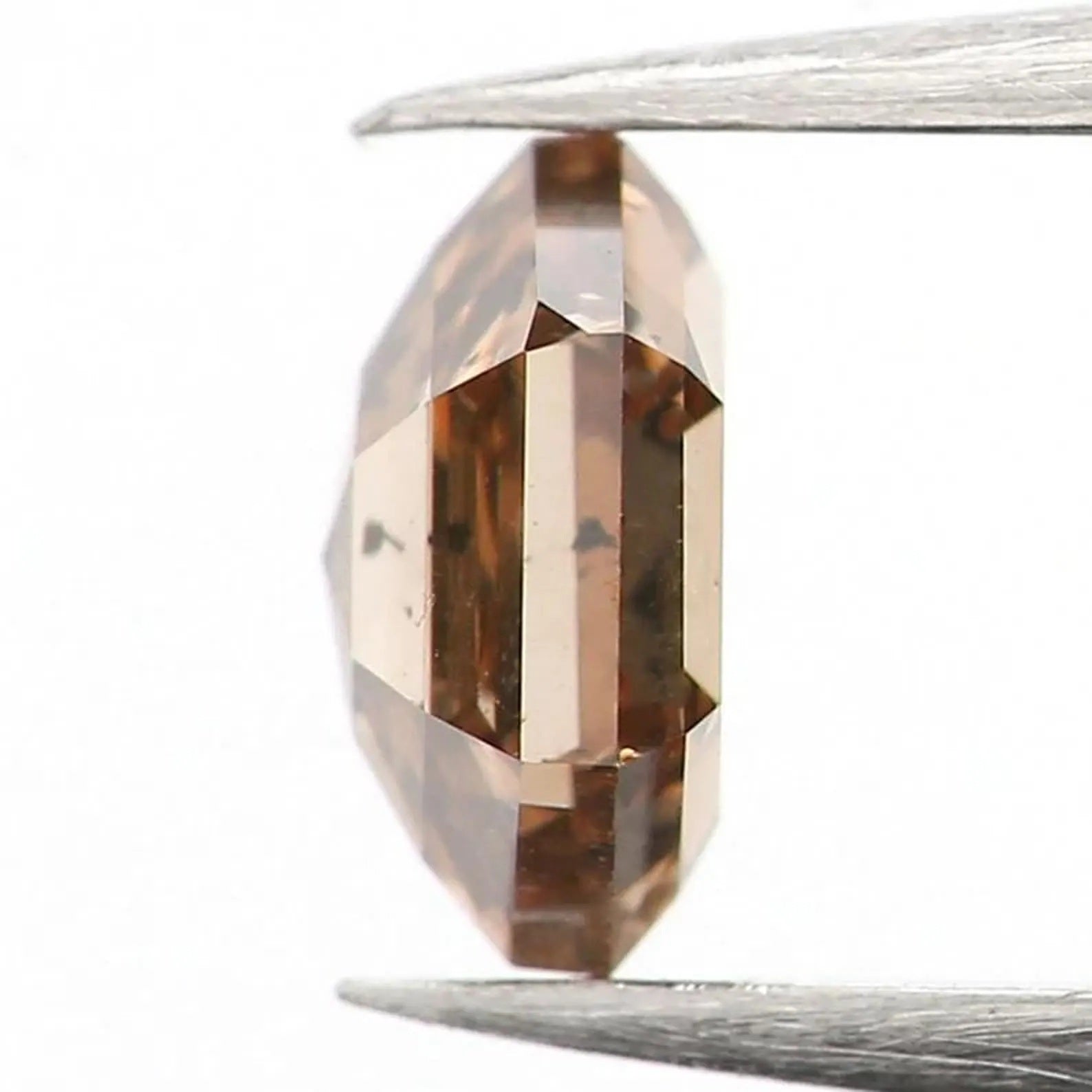 0.35 CT Natural Loose Hexagon Shape Diamond Brown Color Hexagon Diamond 4.80 MM Natural Loose Brown Color Hexagon Rose Cut Diamond NQ1218