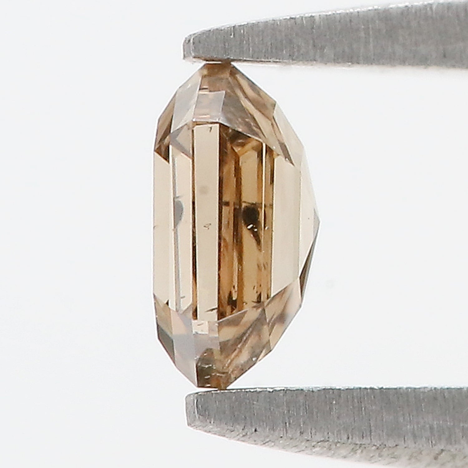 0.44 CT Natural Loose Hexagon Shape Diamond Brown Color Hexagon Cut Diamond 4.95 MM Natural Hexagon Shape Rose Cut Brown Color Diamond LQ782