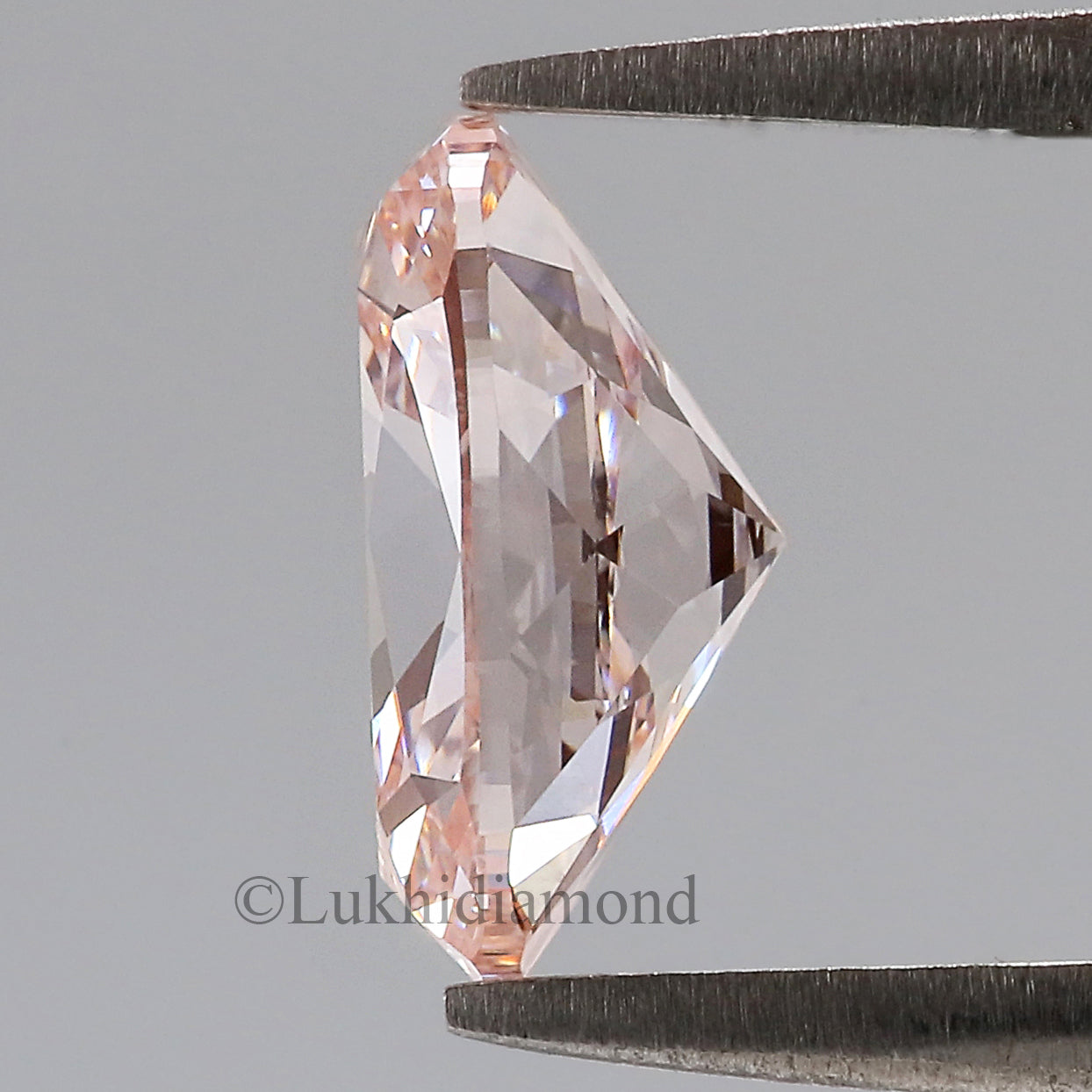 2.58 CT IGI Certified Cushion Brilliant Cut Diamond Fancy Intense Pink Color VVS2 Clarity Lab Grown Diamond Lab Created CVD Diamond L3331