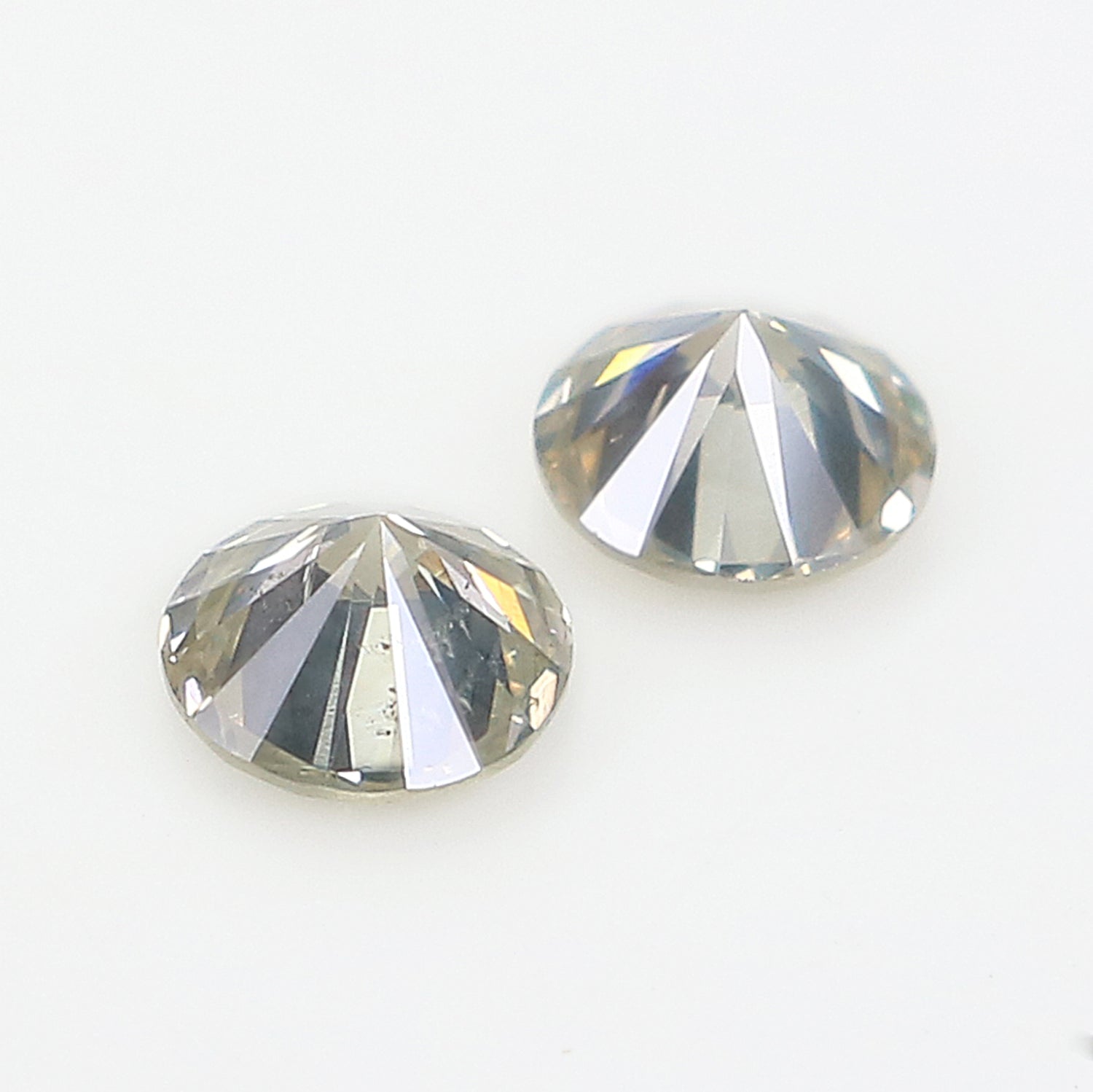 0.34 Ct Natural Loose Round Cut Pair Diamond White - H Color Round Cut Diamond 3.50 MM Natural Diamond Round Brilliant Cut Diamond LQ2190