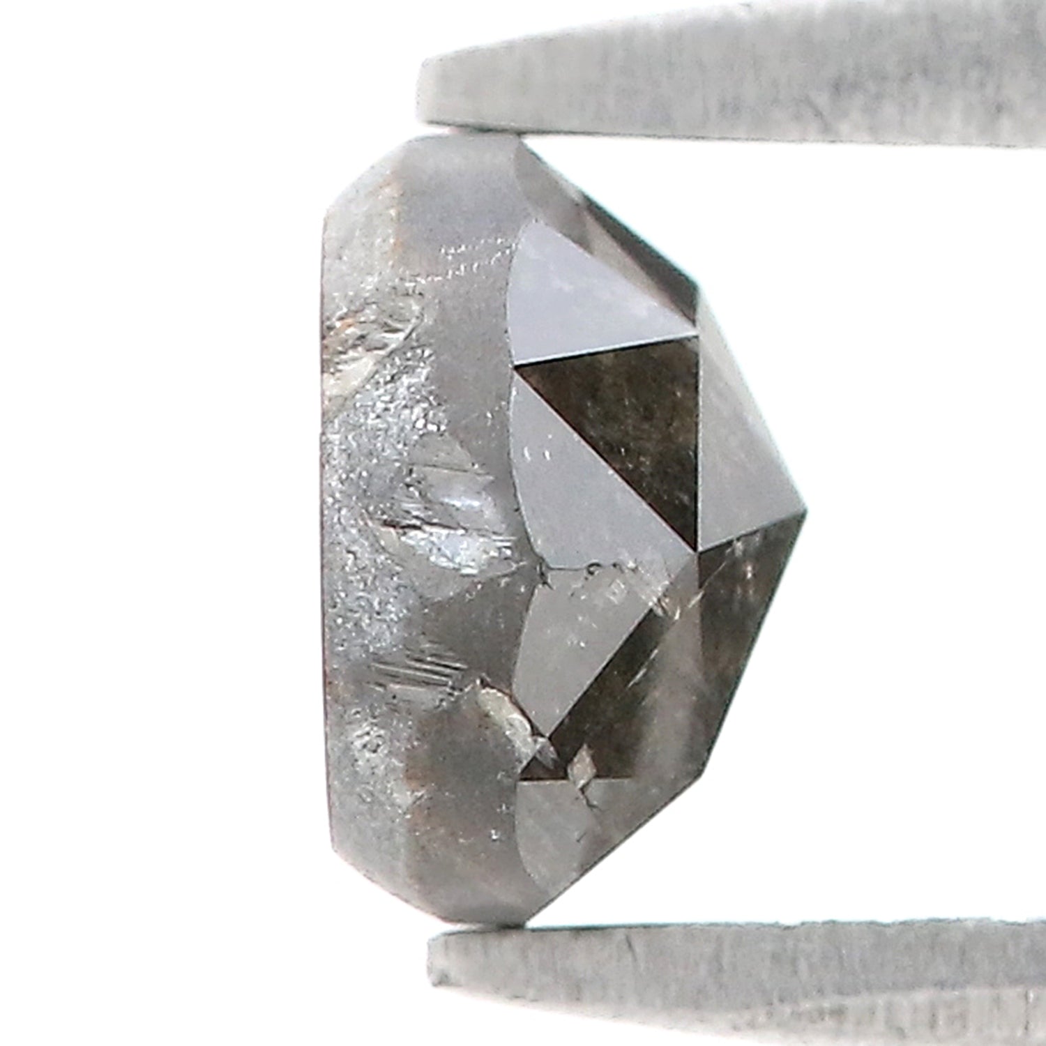 0.97 CT Natural Loose Round Rose Cut Diamond Salt And Pepper Round Shape Diamond 5.60 MM Natural Loose Diamond Round Rose Cut Diamond LQ7788