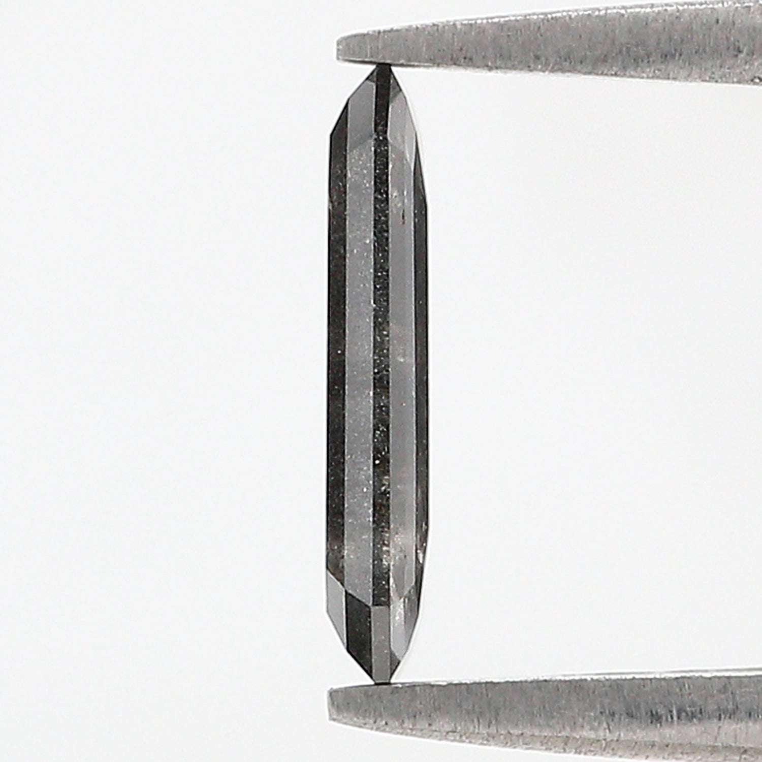 1.07 CT Emerald Rose Cut Salt And Pepper Lab Grown 10.10 MM Loose Diamond CVD Fancy Black Grey Color Lab Created Antique Cut Diamonds N2633