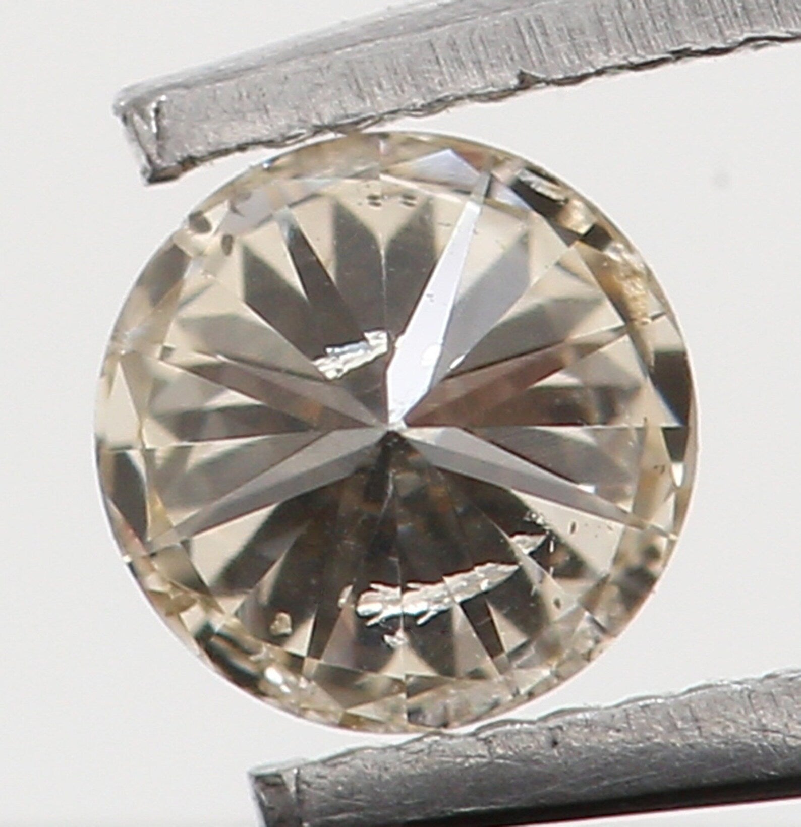 0.09 Ct Natural Loose Diamond Round Brown Color I1 Clarity 2.80 MM N7362