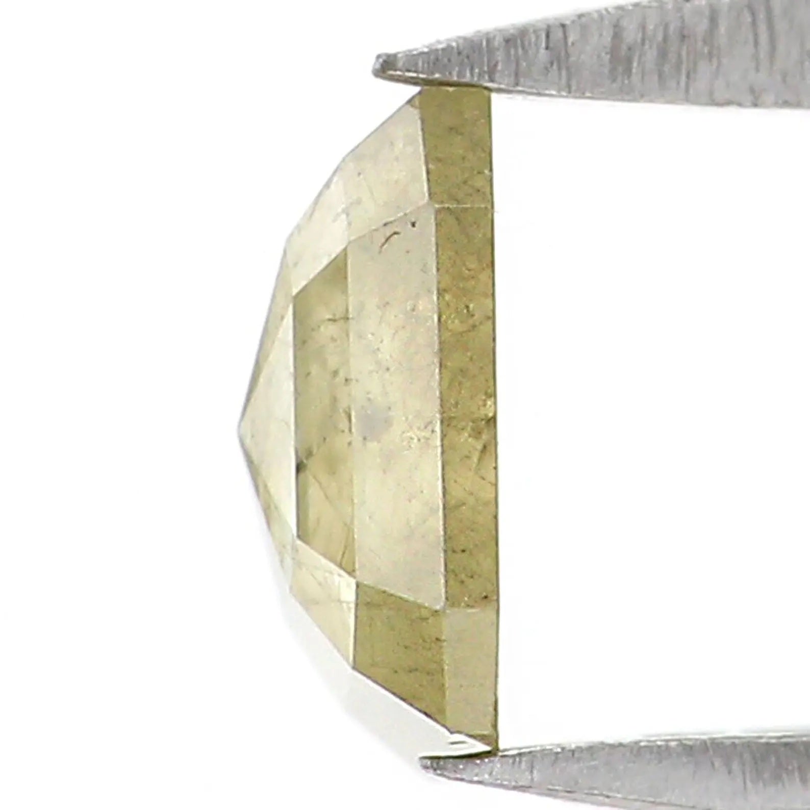 0.53 CT Natural Loose Emerald Shape Diamond Yellow Color Emerald Diamond 5.50 MM Natural Loose Yellow Color Emerald Rose Cut Diamond NQ9651