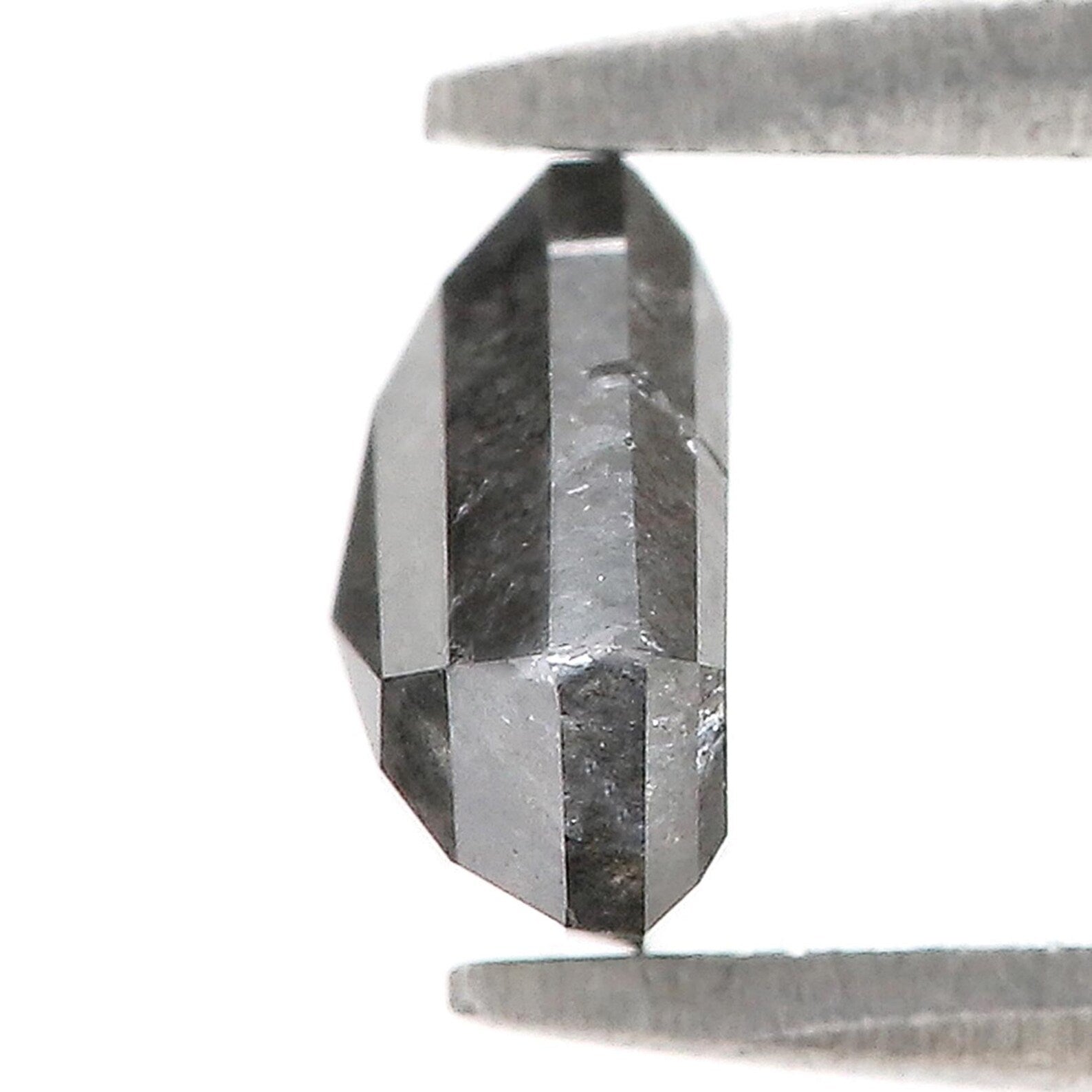 1.12 CT Natural Loose Shield Shape Diamond Salt And Pepper Shield Cut Diamond 6.05 MM Natural Diamond Shield Rose Cut Diamond QN1274