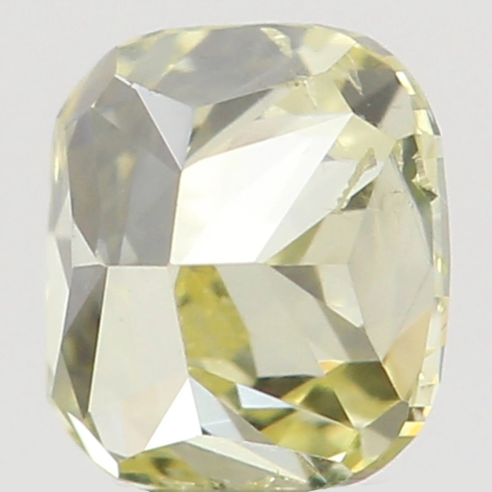 0.16 Ct Natural Loose Diamond Cushion Yellow Color SI1 Clarity 3.20 MM N8178