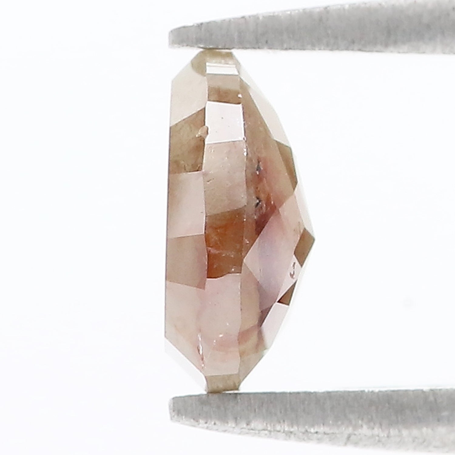 1.28 CT Natural Loose Pear Shape Diamond Brown Color Pear Cut Diamond 7.50 MM Natural Loose Grey Color Diamond Pear Rose Cut Diamond LQ6718