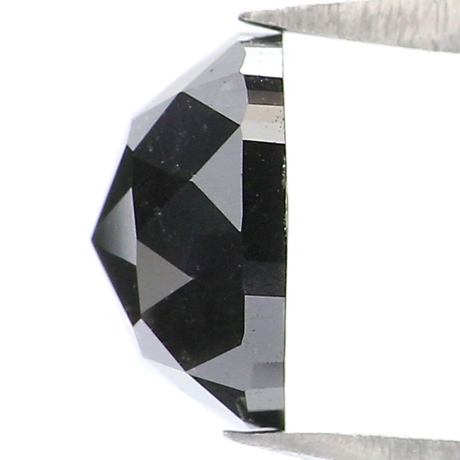 1.39 CT Natural Loose Cushion Diamond Black Color Cushion Cut Diamond 6.80 MM Natural Loose Diamond Cushion Shape Rose Cut Diamond NQ8825