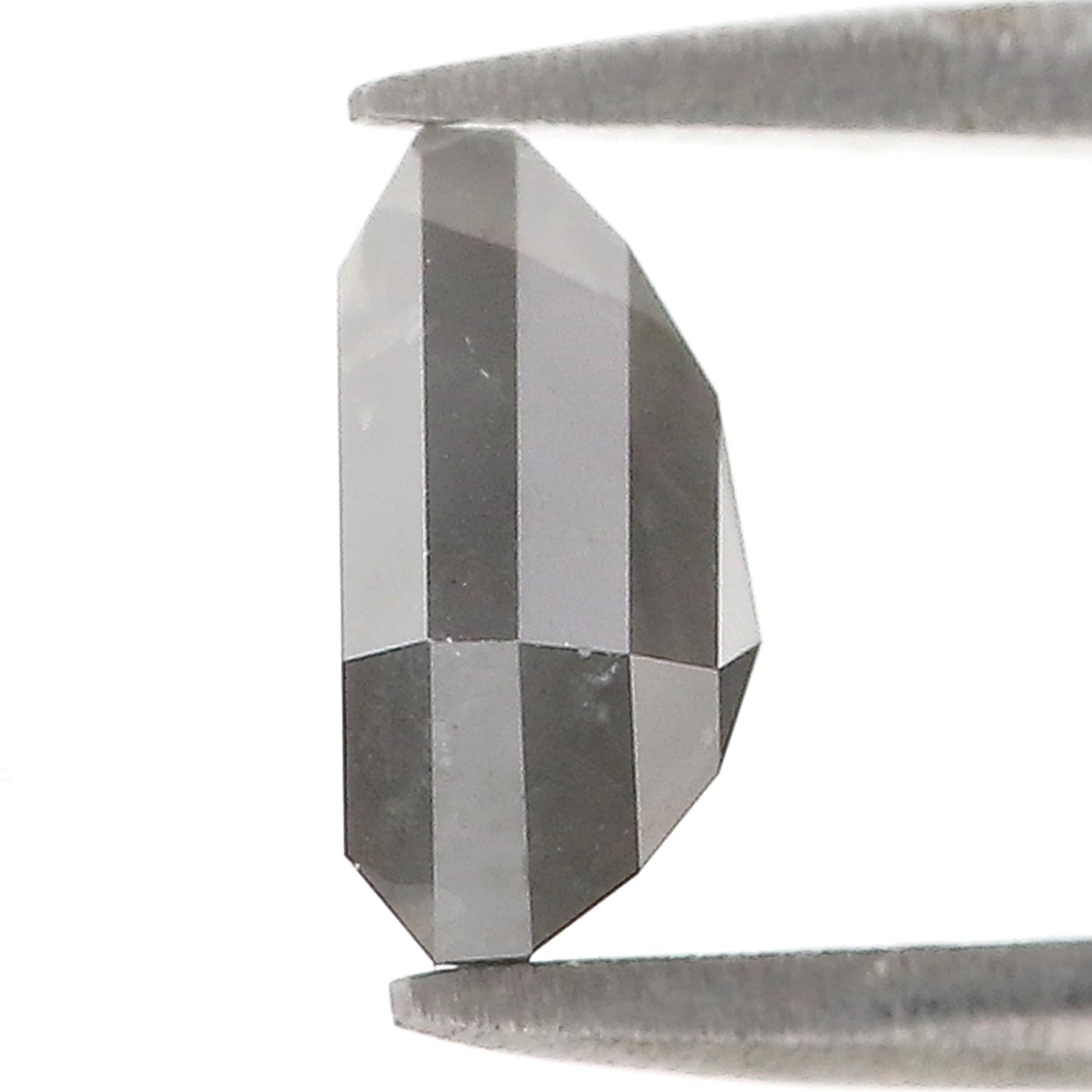 3.45 Ct Natural Loose Shield Shape Diamond Salt And Pepper Shield Shape Diamond 8.70 MM Natural Gray Color Shield Rose Cut Diamond QL1055