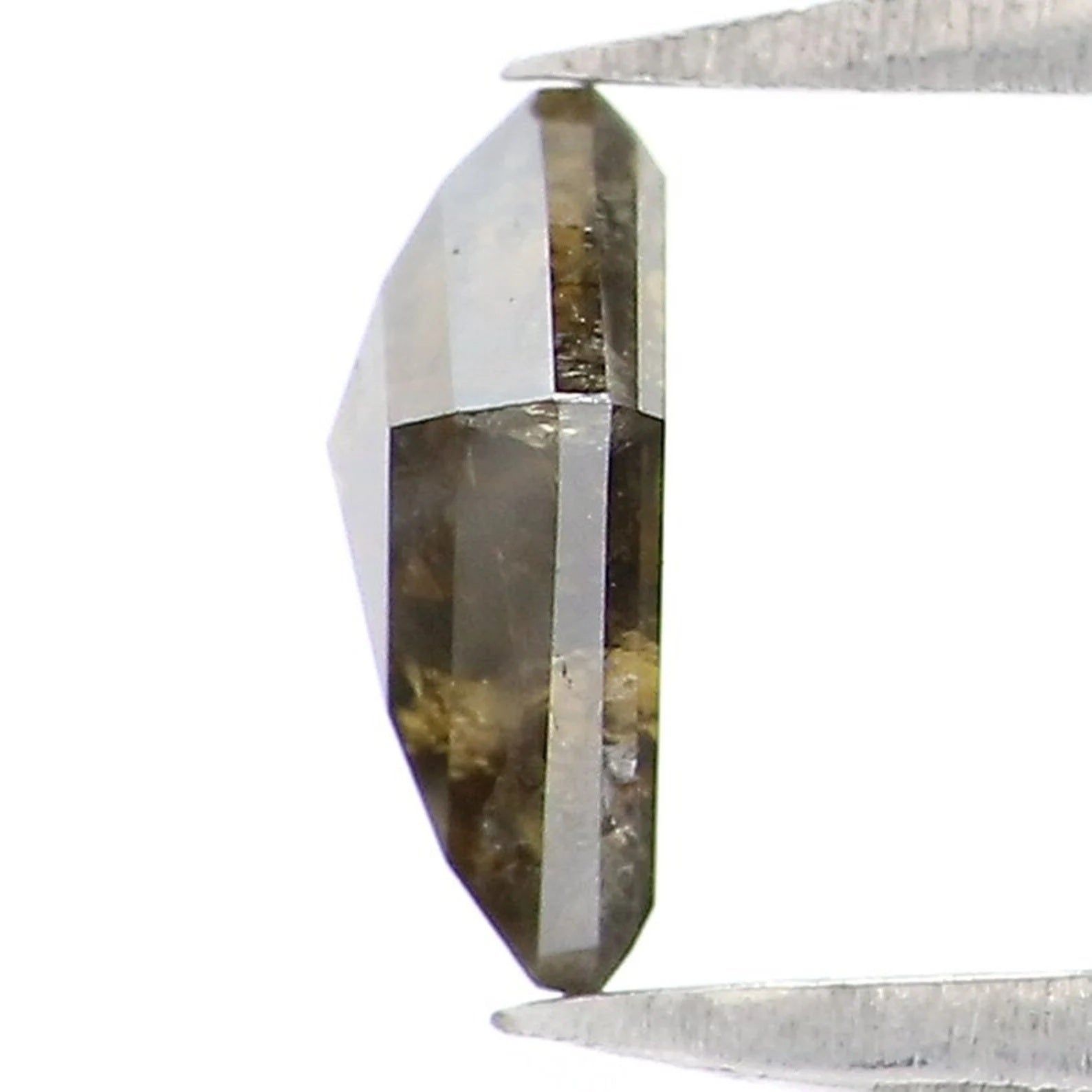0.45 Ct Natural Loose Kite Diamond Yellow Green Color Kite Diamond 6.35 MM Natural Loose Diamond Green Color Kite Rose Cut Diamond NQ1974