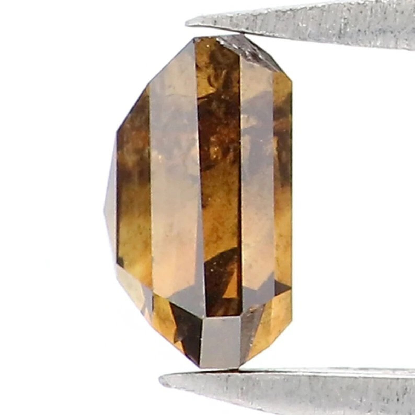 0.72 CT Natural Loose Coffin Shape Diamond Brown Color Coffin Diamond 5.20 MM Natural Diamond Brown Color Coffin Rose Cut Diamond NQ7579