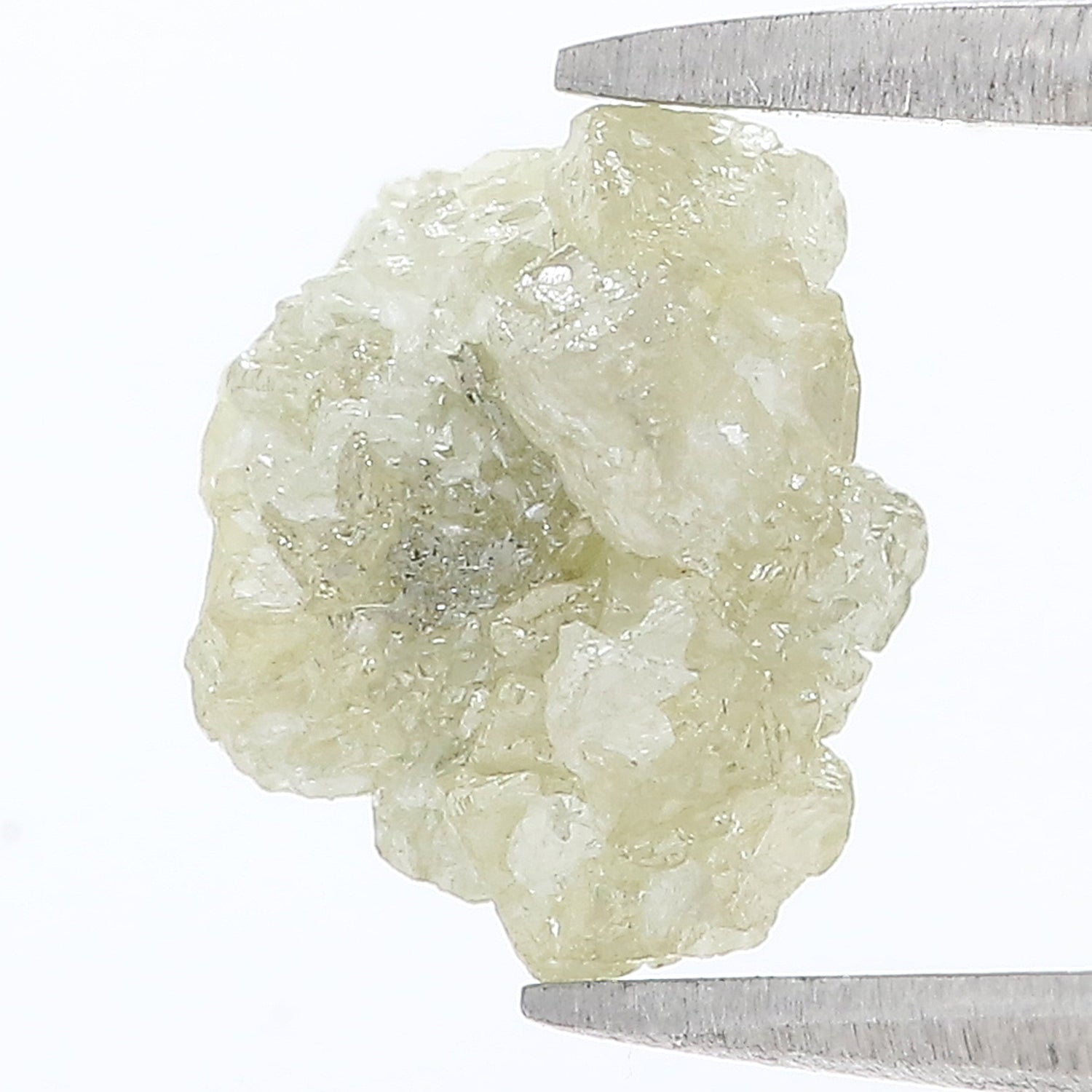 3.98 CT Natural Loose Rough Shape Diamond Grey Color Rough Uncut Diamond 10.00 MM Natural Grey Color Rough Irregular Cut Diamond LQ3364