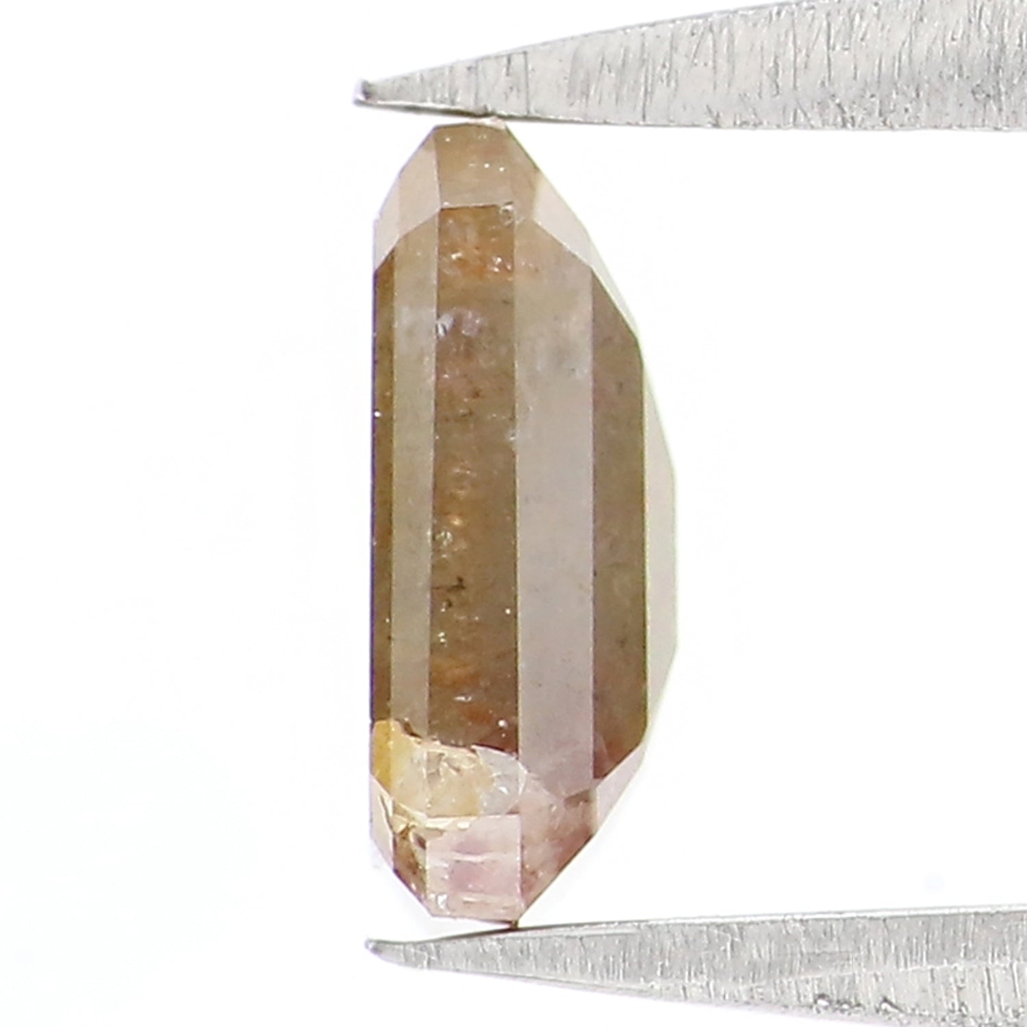 0.90 Ct Natural Loose Emerald Cut Diamond Brown Color Emerald Diamond 6.75 MM Natural Loose Diamond Brown Color Emerald Cut Diamond LQ352