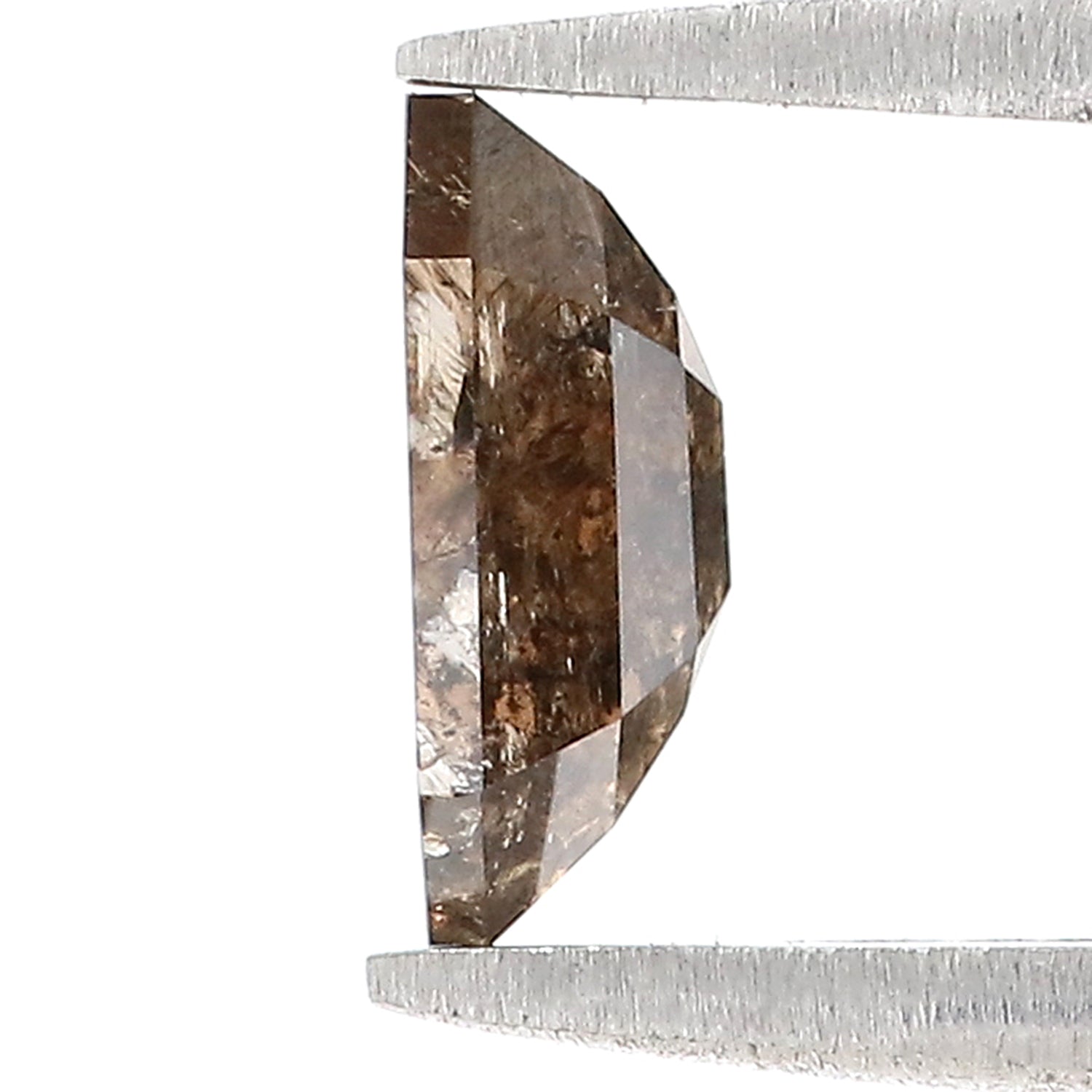 1.78 CT Natural Loose Radiant Shape Diamond Brown Color Radiant Cut Diamond 8.50 MM Natural Brown Diamond Radiant Rose Cut Diamond LQ7523