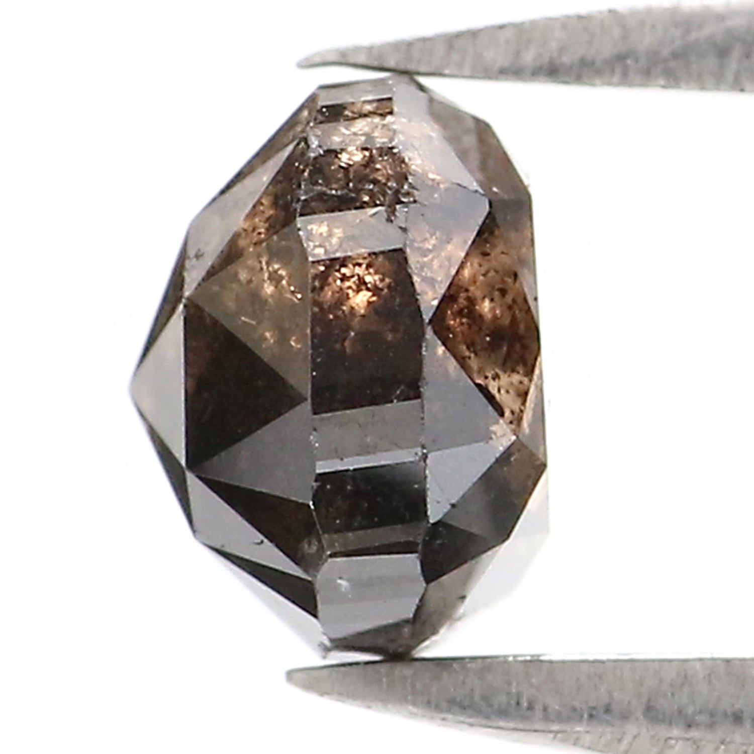 1.15 CT Natural Loose Cushion Shape Diamond Brown Color Cushion Diamond 5.65 MM Natural Loose Brown Color Cushion Rose Cut Diamond KQ2688