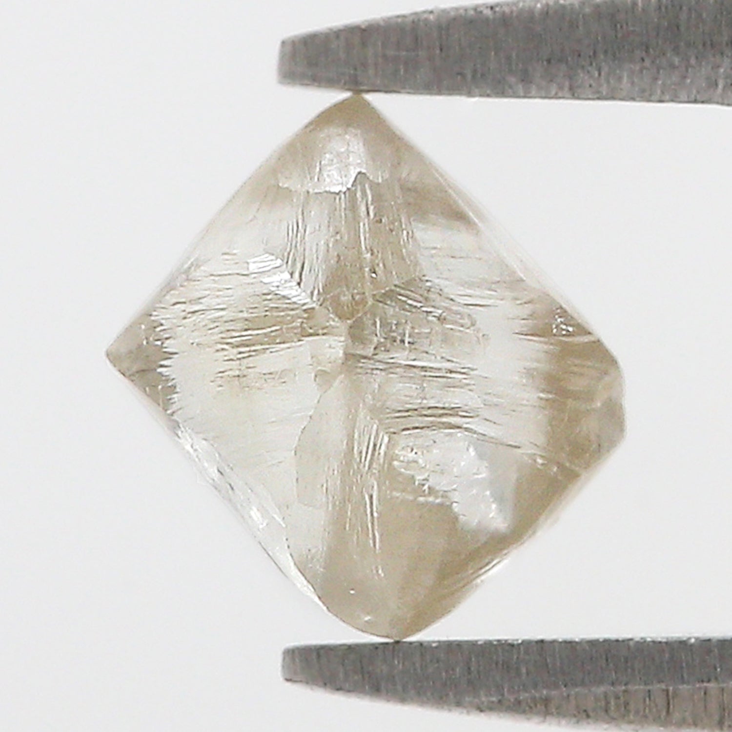 1.03 CT Natural Loose Rough Shape Diamond White-J Color Irregular Cut Diamond 6.10 MM Natural Loose White-J Color Rough UnCut Diamond L3539