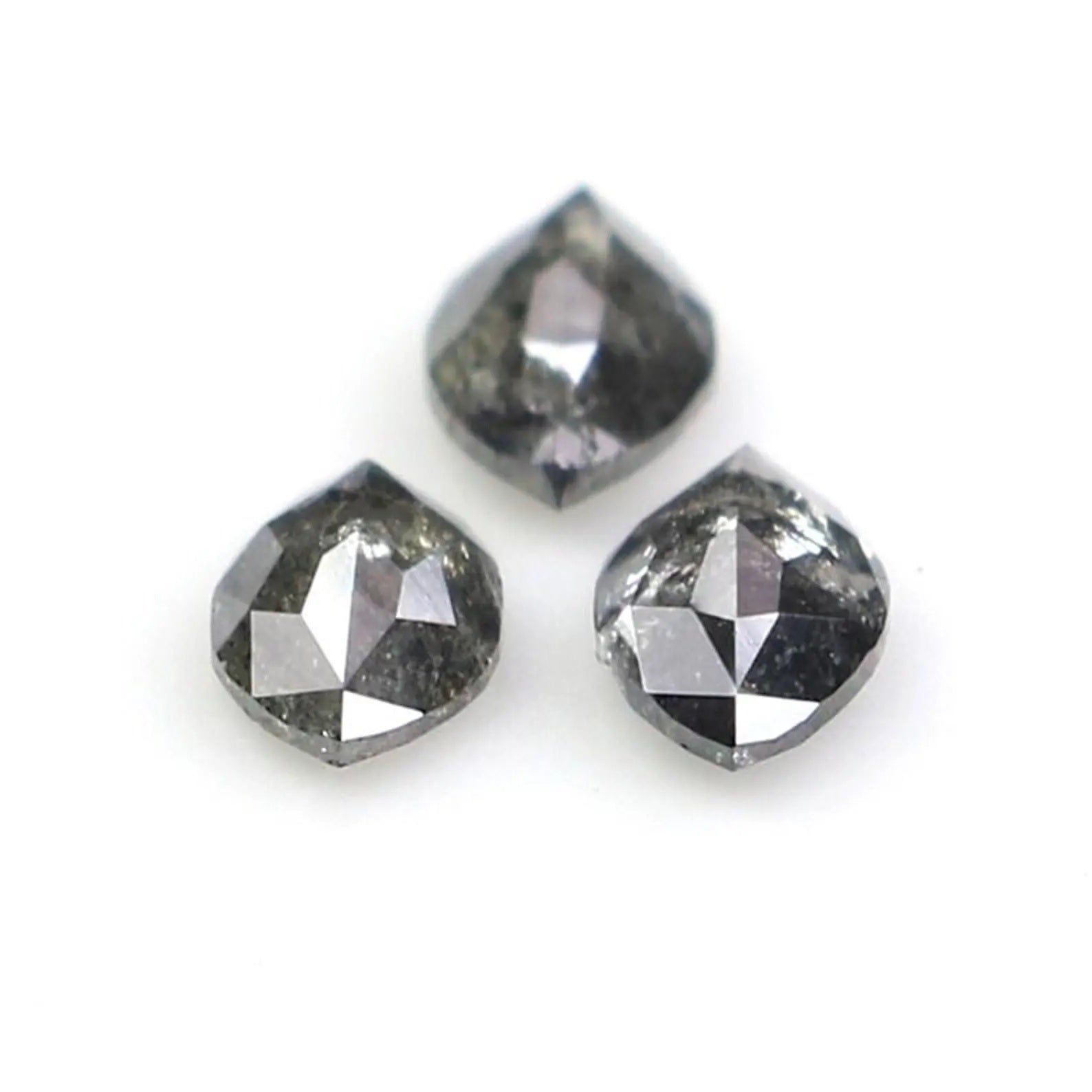 0.45 CT Natural Loose Marquise Shape Diamond Salt And Pepper Marquise Cut Diamond 5.00 MM Natural Loose Marquise Rose Cut Diamond NQ2421