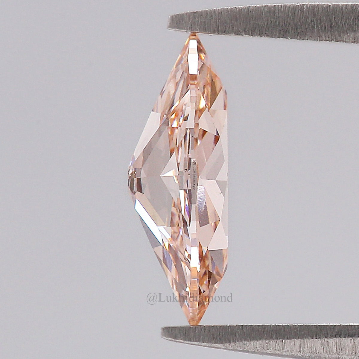 1.05 CT IGI Certified Marquise Old European Cut Diamond Fancy Vivid Pink Color VS1 Clarity Lab Grown Diamond Lab Created Diamond L3664