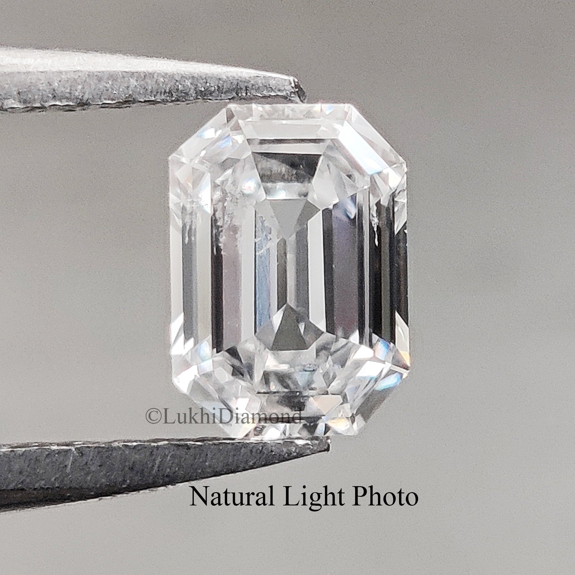 0.53 CT Emerald Brilliant Cut Diamond White - G Color VS Clarity Lab Grown Diamond Lab Created Loose Diamond Emerald CVD Diamond L3110