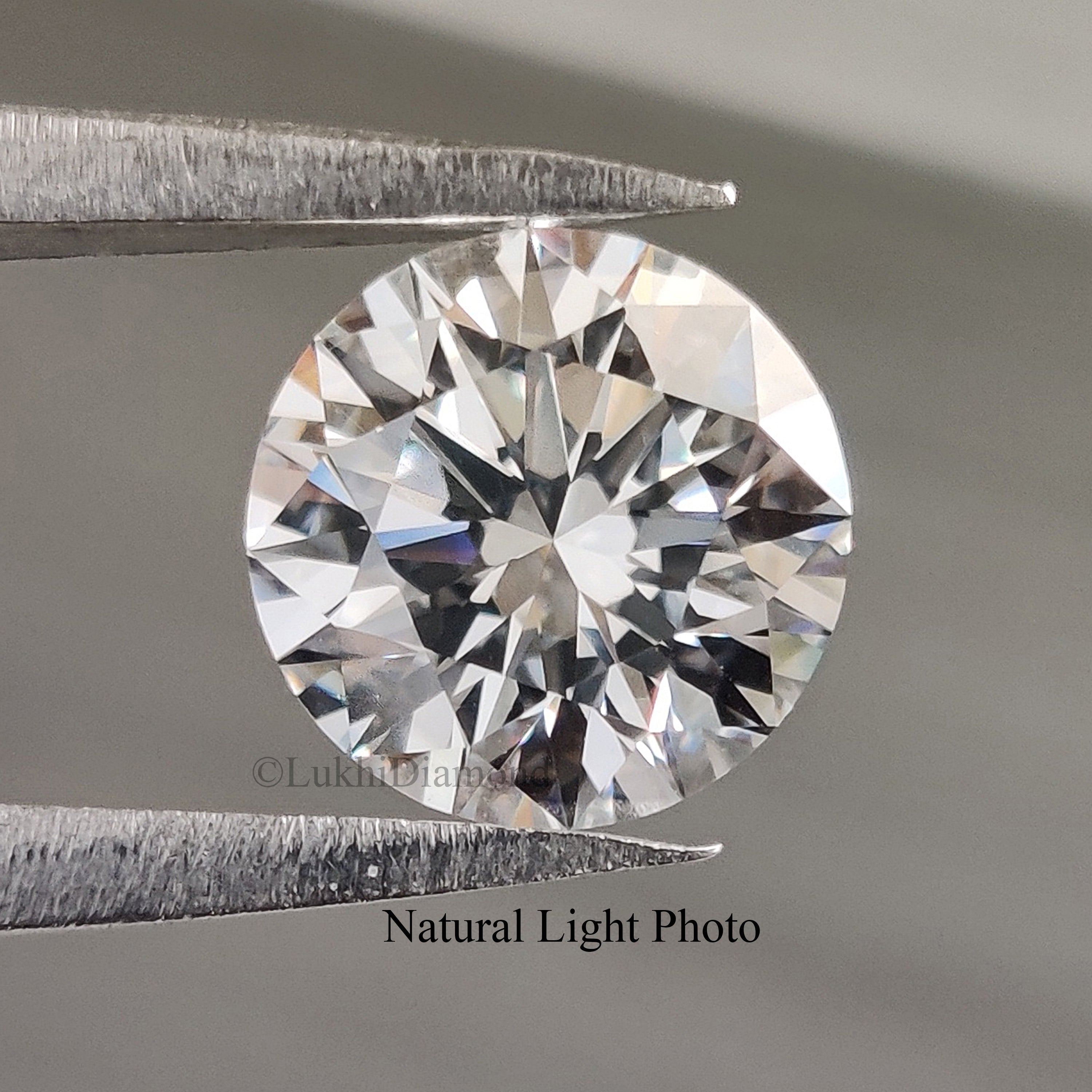 IGI Certified 1 Ct, 1.5 Ct, 2 Ct, 2.5 Ct, 3 Ct Round Brilliant Cut E/F Color VS Clarity Lab Grown CVD Diamond Lab Created Diamond Q103