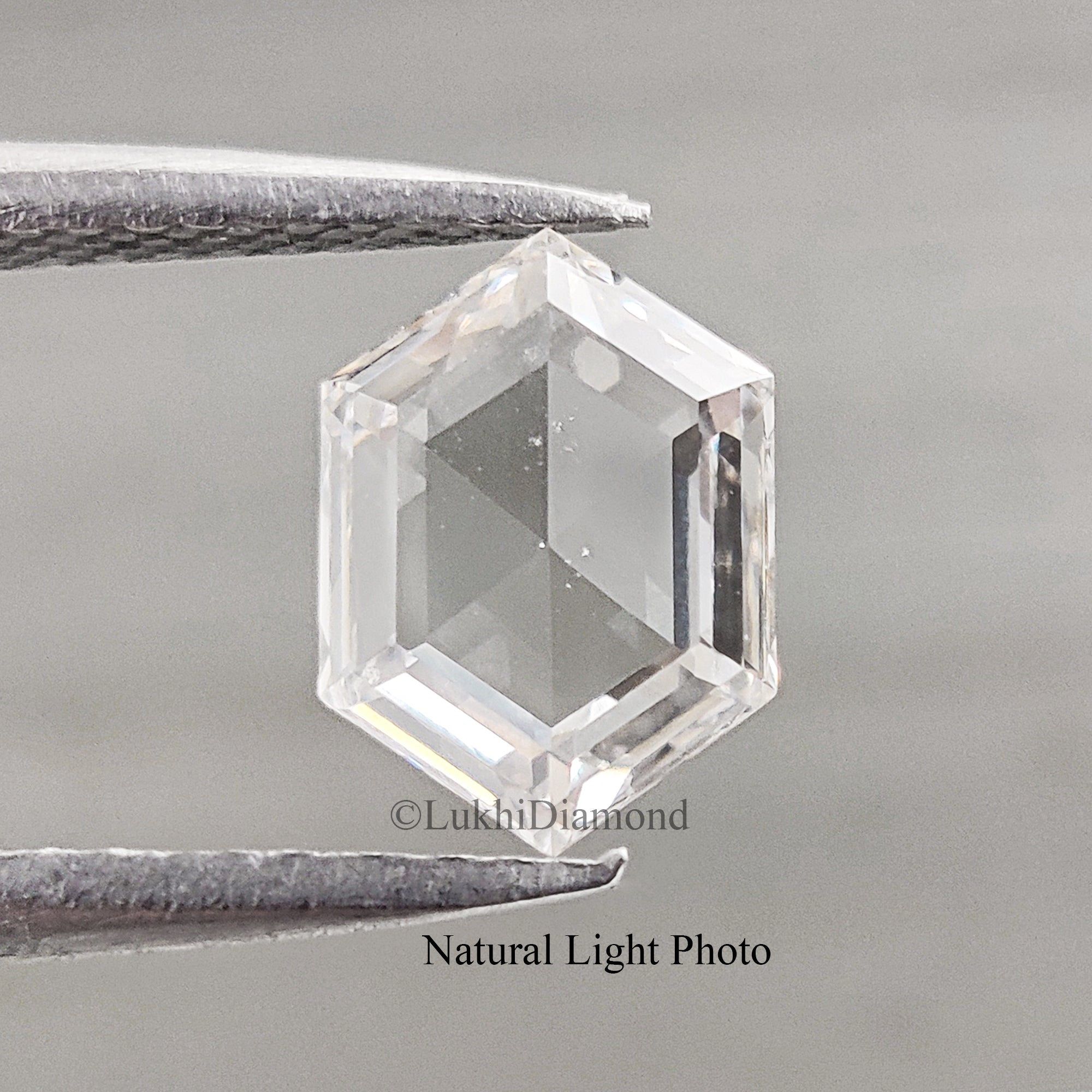 0.95 CT Hexagon Brilliant Cut Diamond White - G Color VS Clarity Lab Grown Diamond Lab Created Loose Diamond Hexagon CVD Diamond L3108