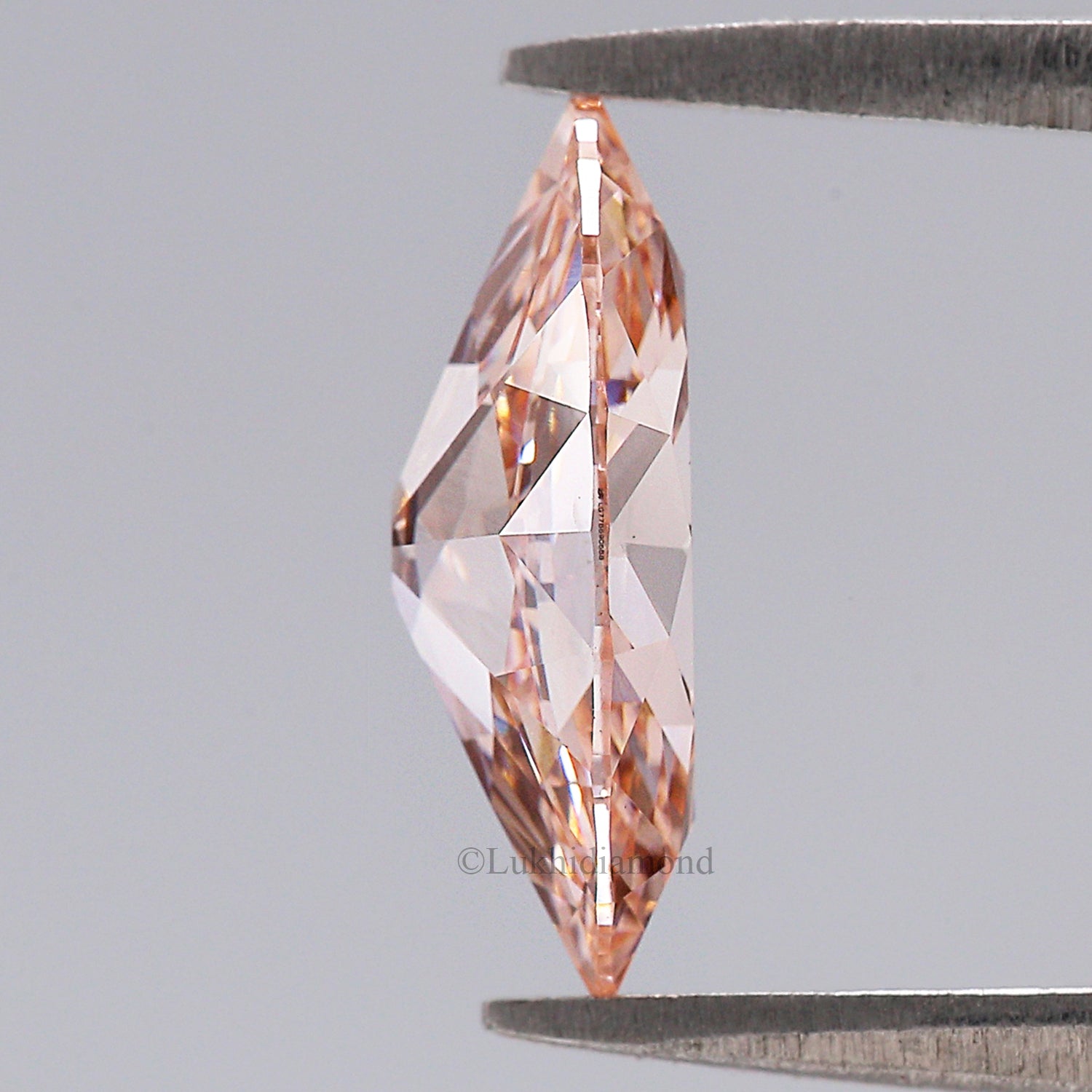 1.91 CT IGI Certified Marquise Brilliant Cut Diamond Fancy Vivid Pink Color VVS2 Clarity Lab Grown Diamond Lab Created CVD Diamond L3582