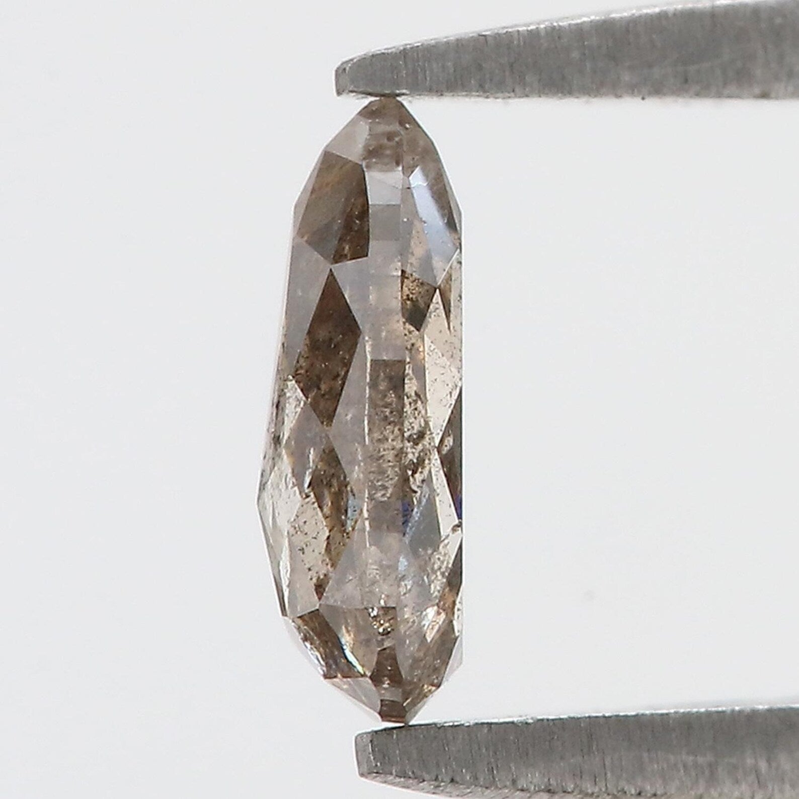 0.56 CT Natural Loose Pear Shape Diamond Salt And Pepper Pear Cut Diamond 7.00 MM Natural Loose Diamond Pear Shape Rose Cut Diamond NQ826