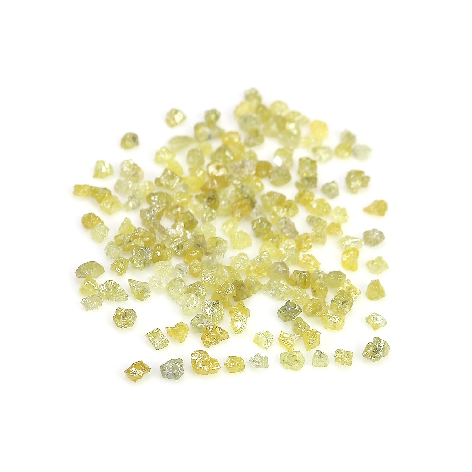 Natural Loose Rough Shape Diamond Yellow Color Rough Bead Cut Diamond 100 PCS Lot Uncut Drilled Bead Rough Irregular Cut Bead Diamond Q78